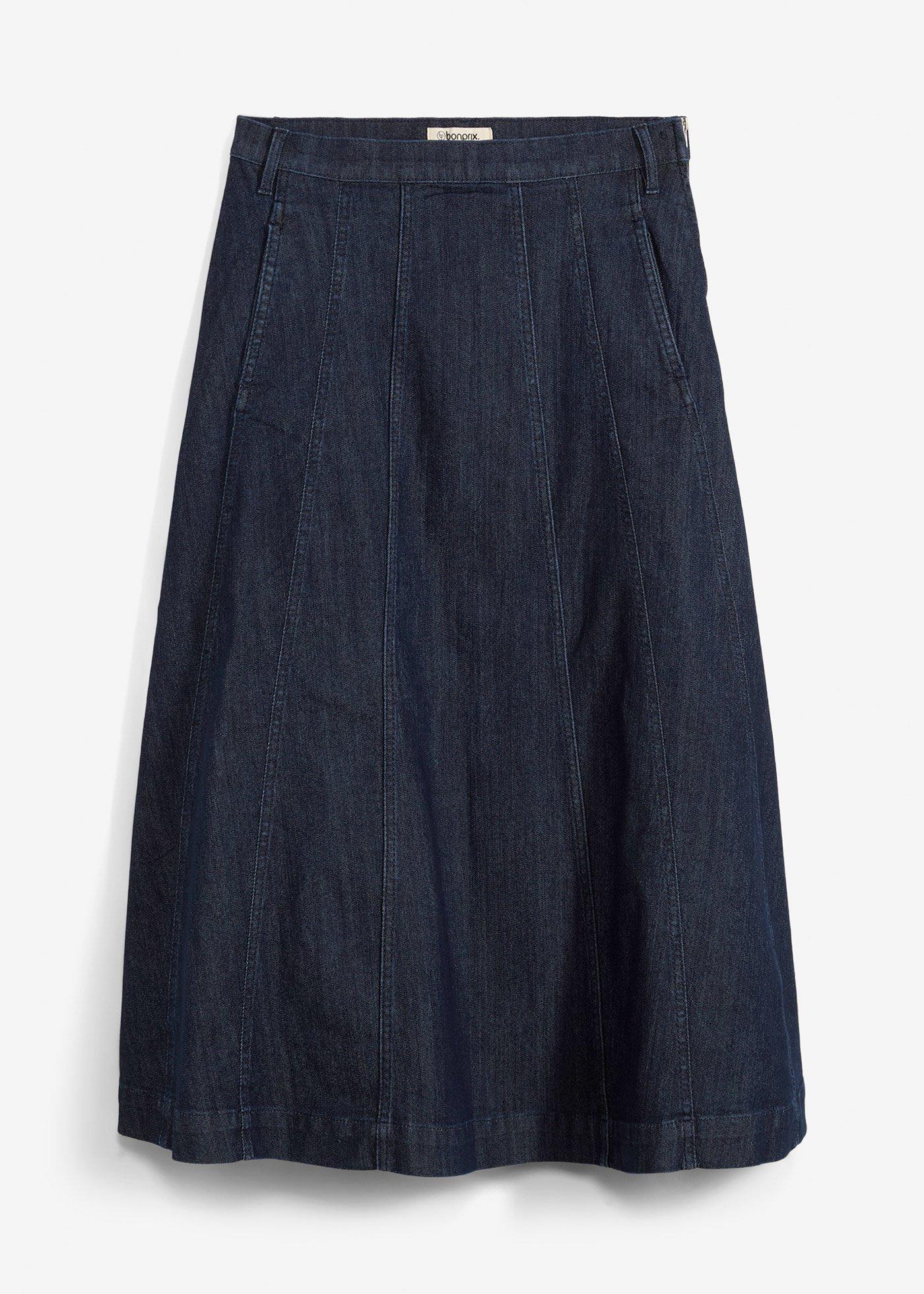 Gonna midi di jeans