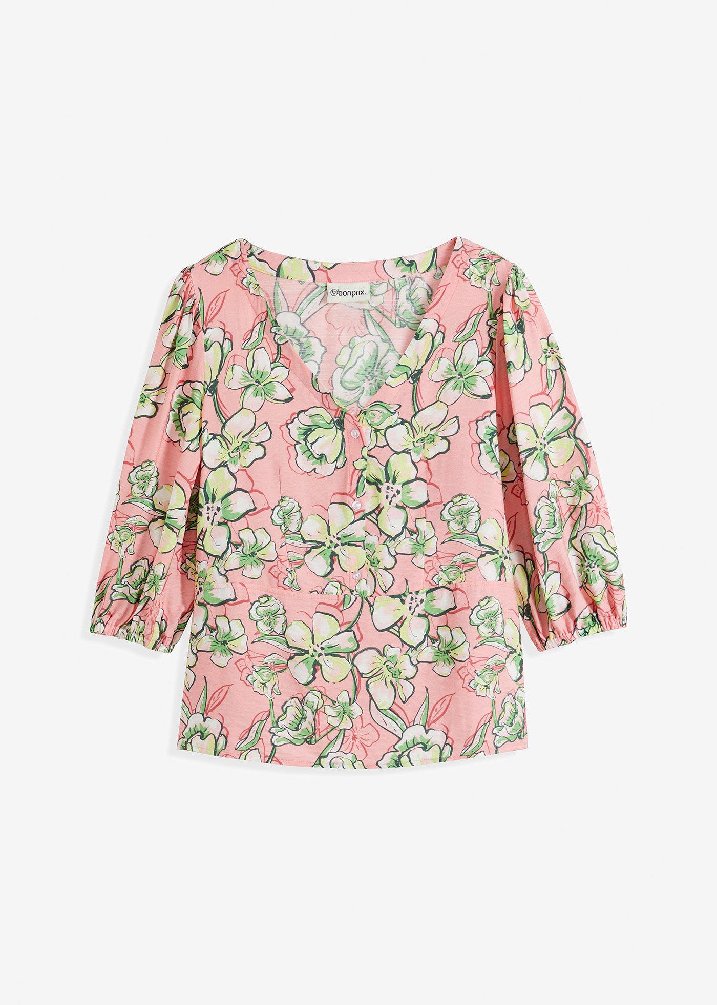 Blusa in misto viscosa fine