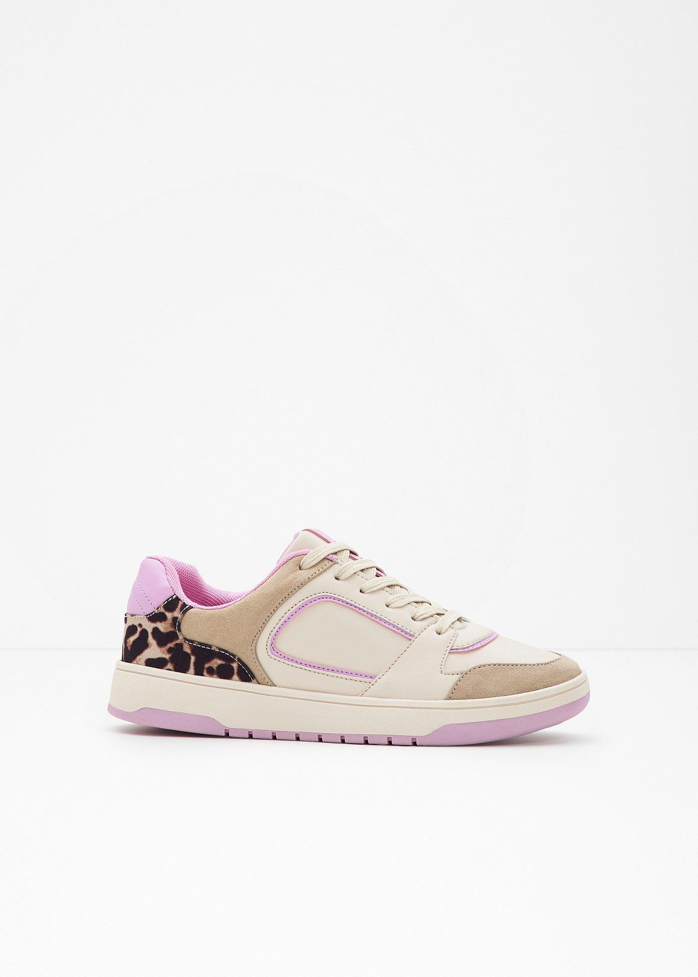 Sneaker con dettaglio animalier