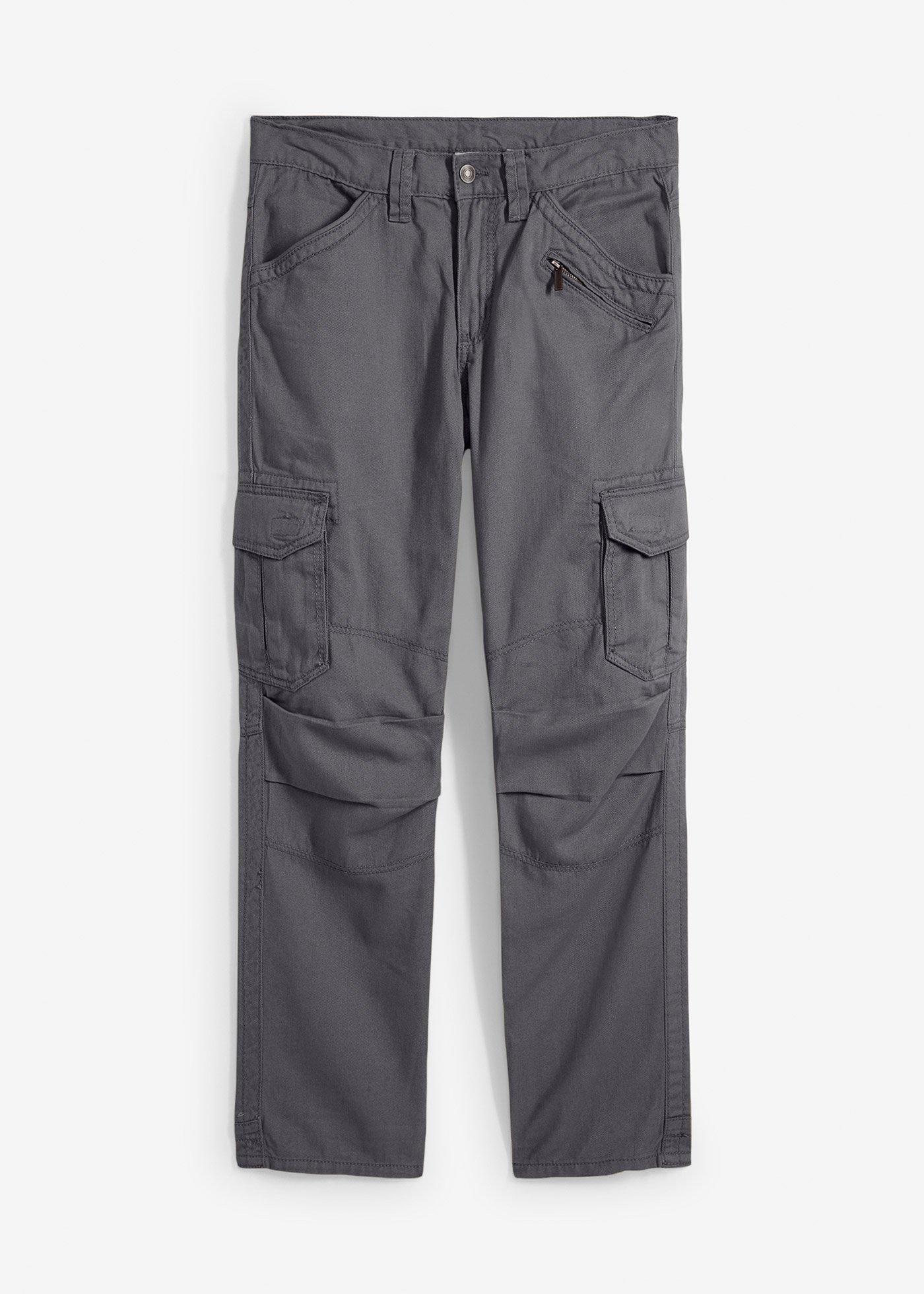 Pantaloni cargo relaxed fit, straight