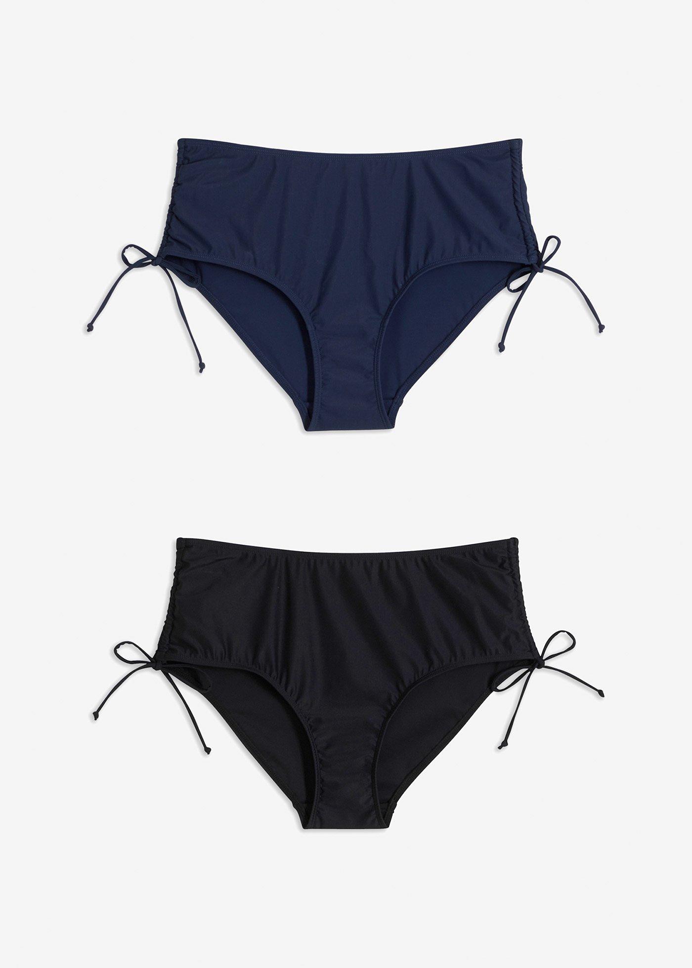 Slip per bikini con effetto modellante leggero (pacco da 2)