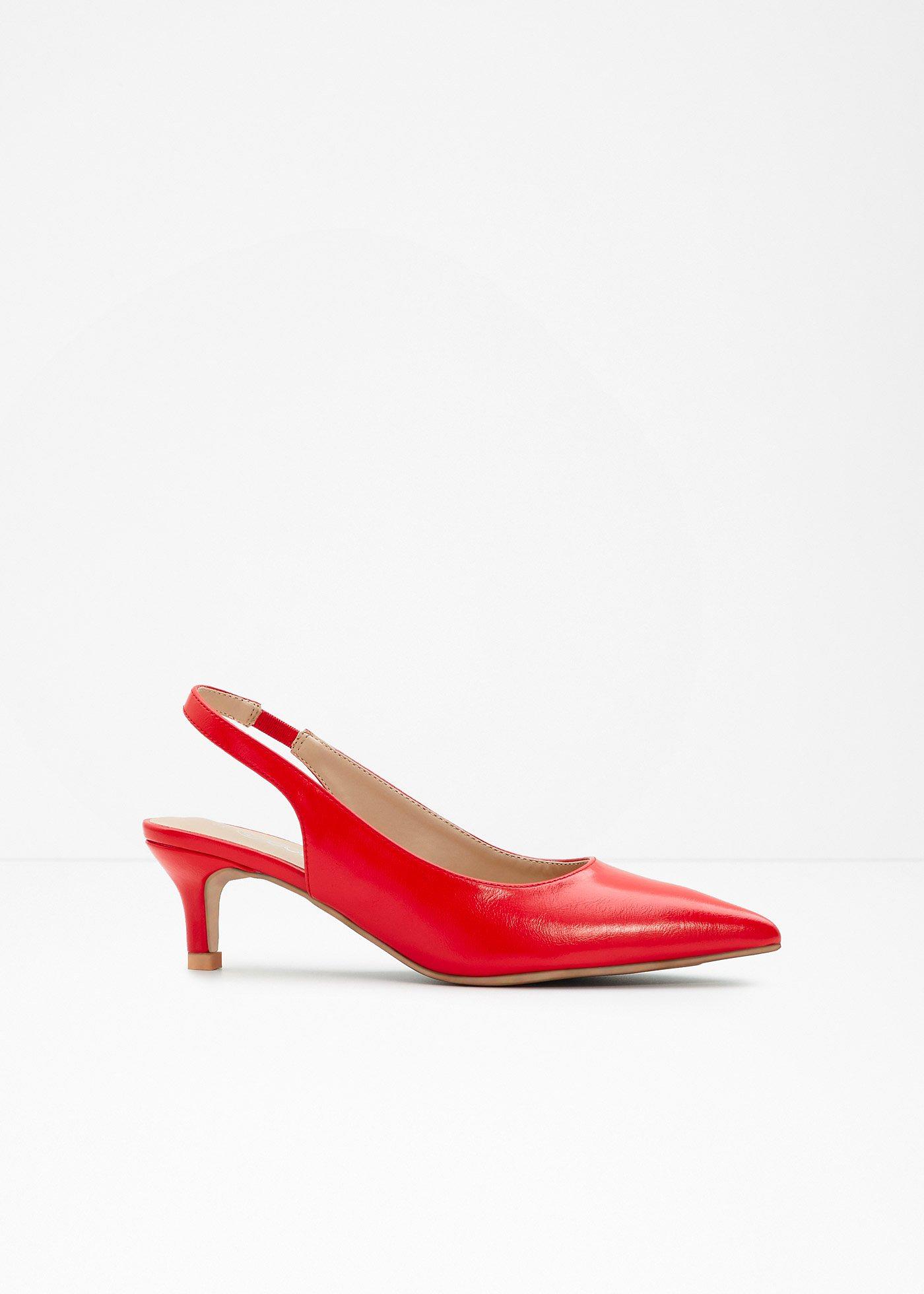 Décolleté slingback con tacco sottile