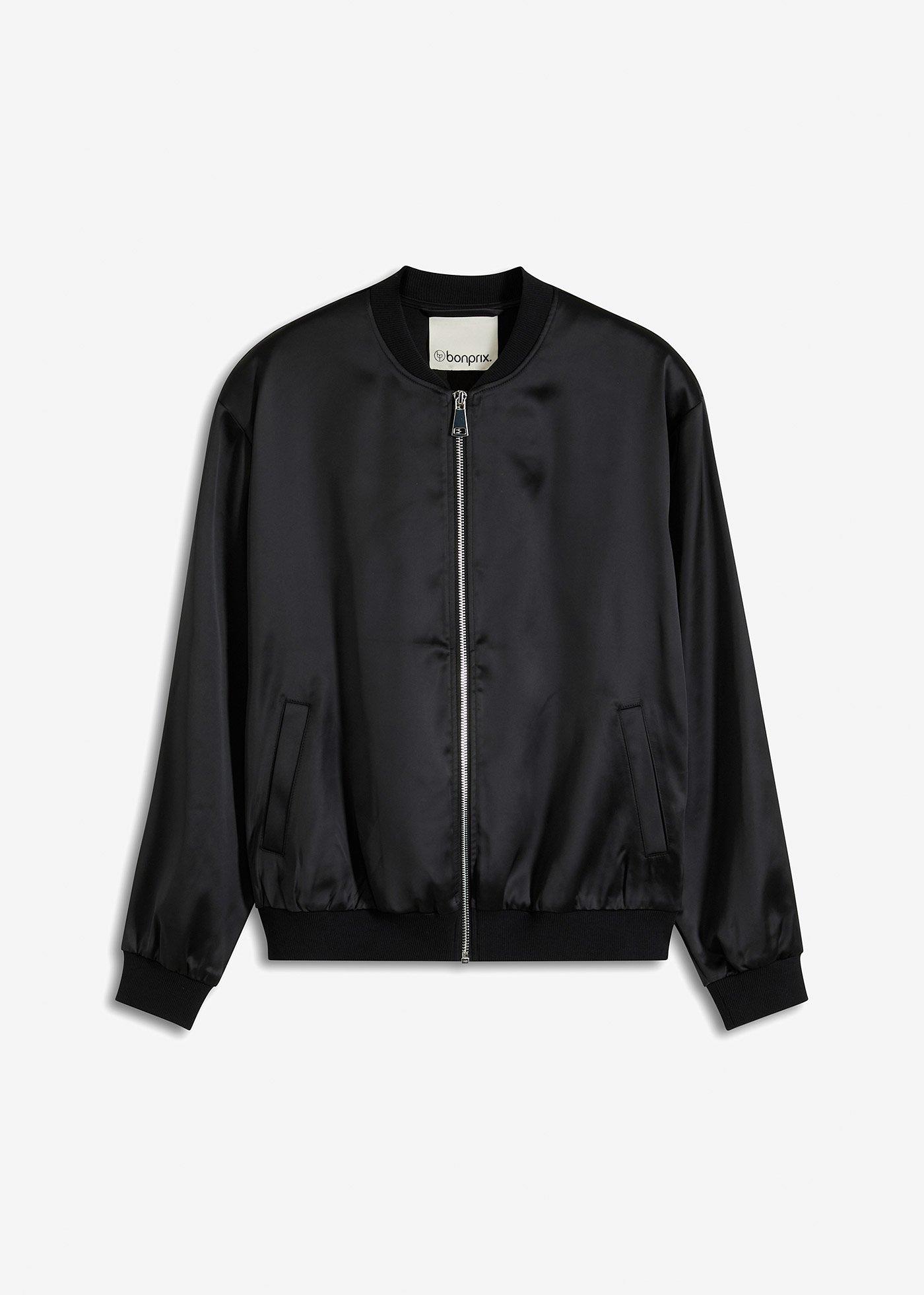 Bomber in satin