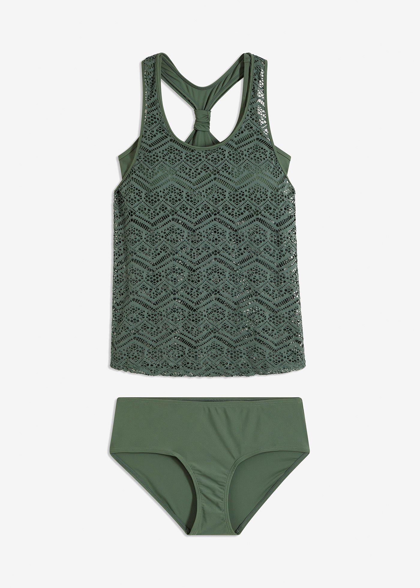 Tankini in pizzo (set 2 pezzi)