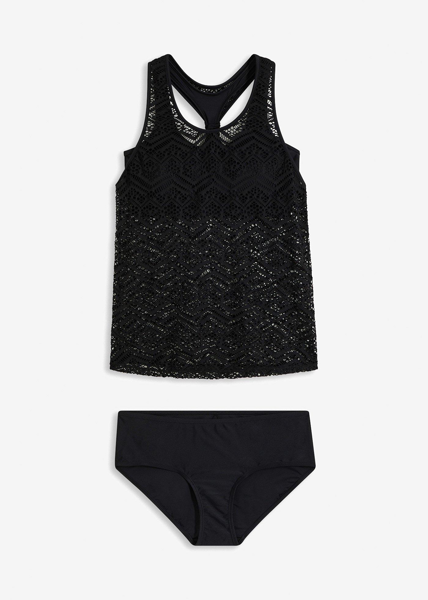 Tankini in pizzo (set 2 pezzi)