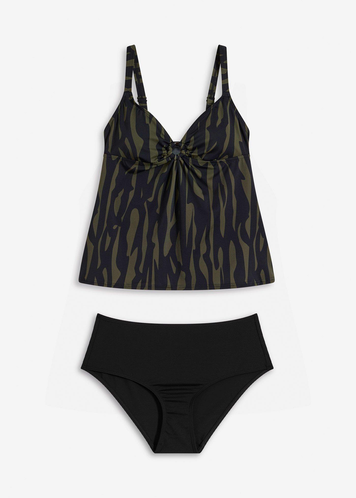 Tankini a righe (set 2 pezzi)