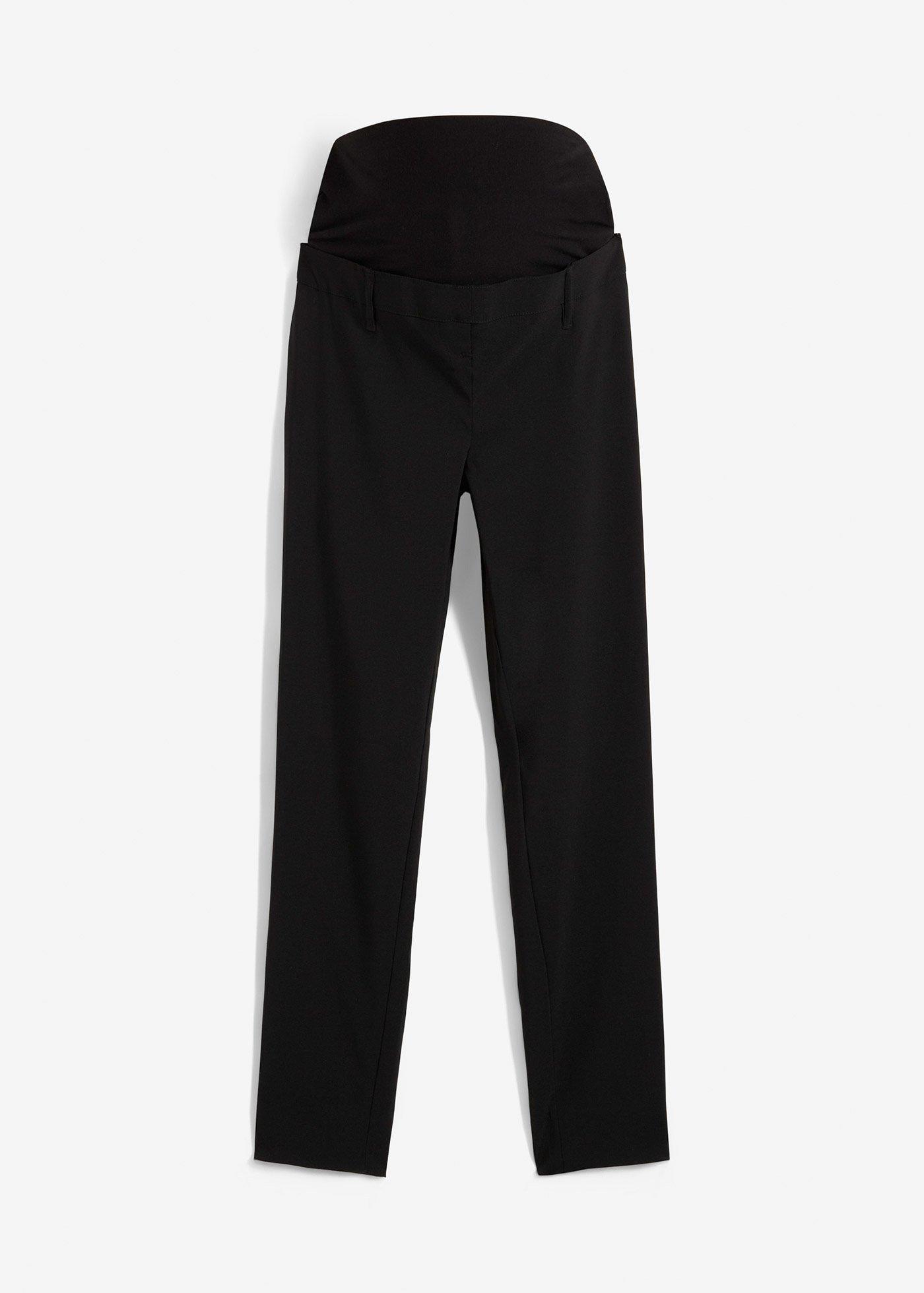 Pantaloni prémaman elasticizzati a gamba affusolata