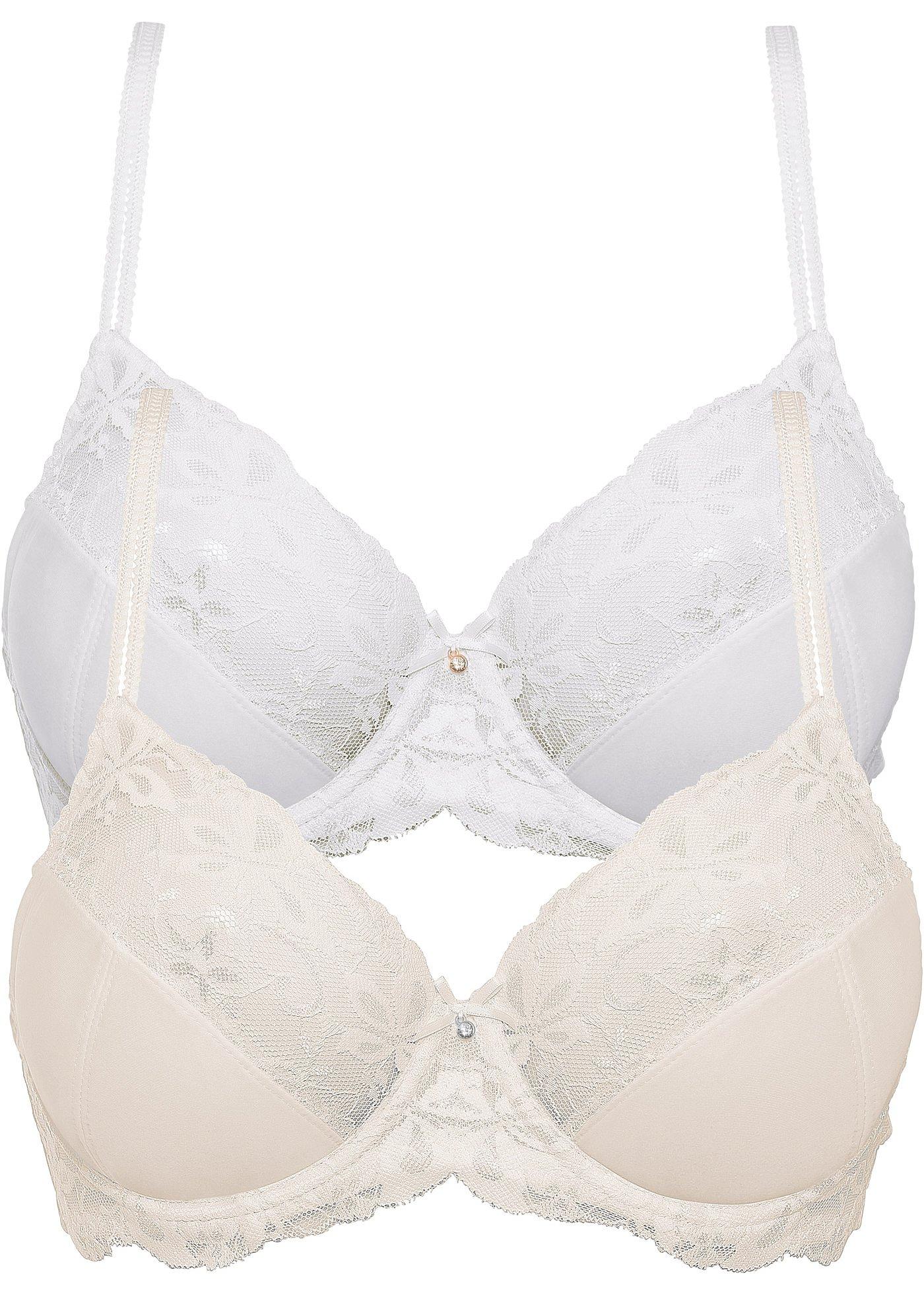 Reggiseno con pizzo raffinato (pacco da 2)
