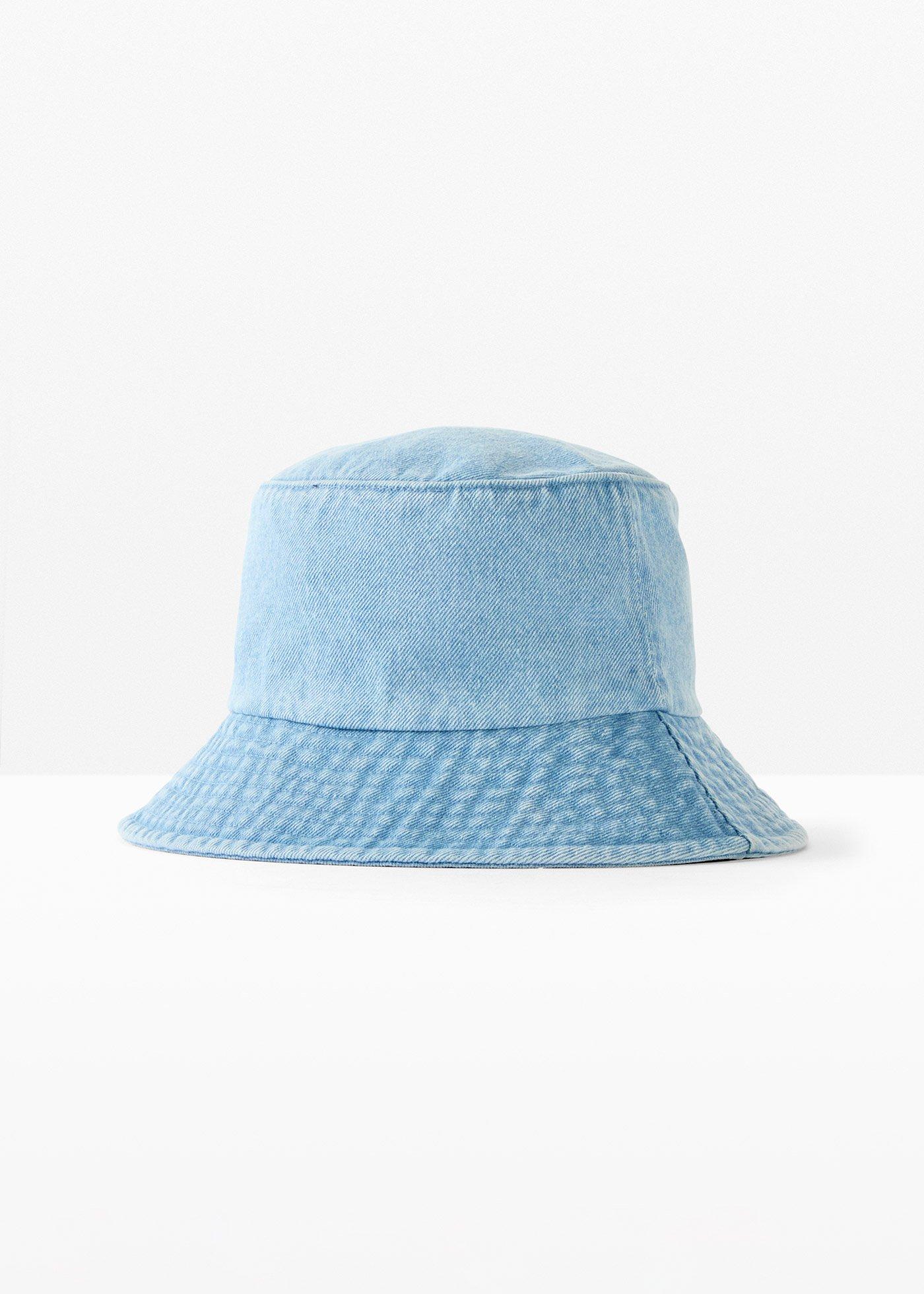 Cappello in denim di cotone