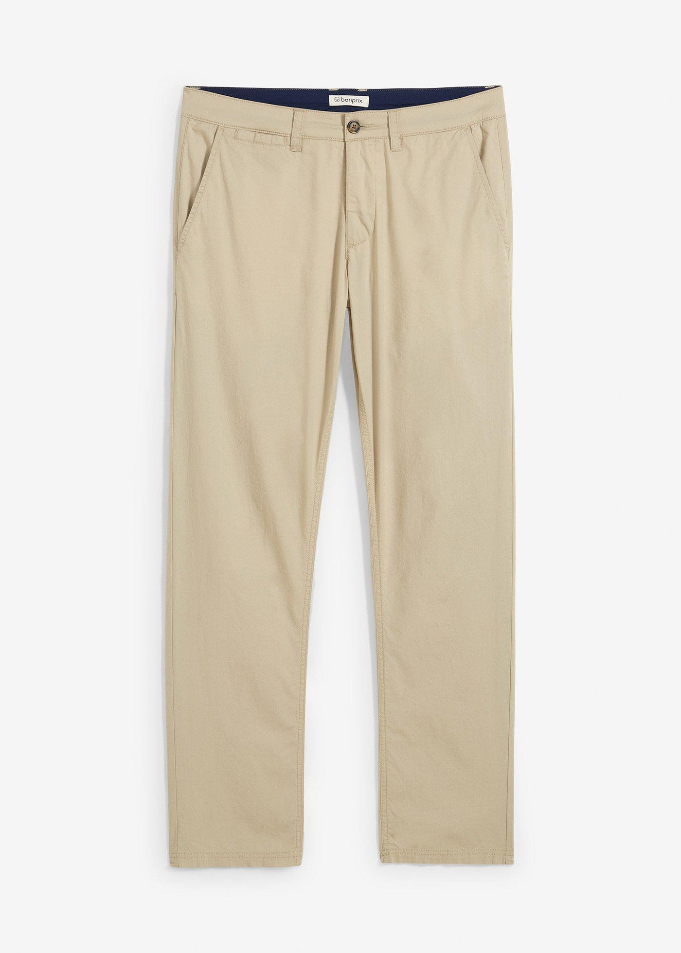 Pantaloni chino elasticizzati regular fit, straight