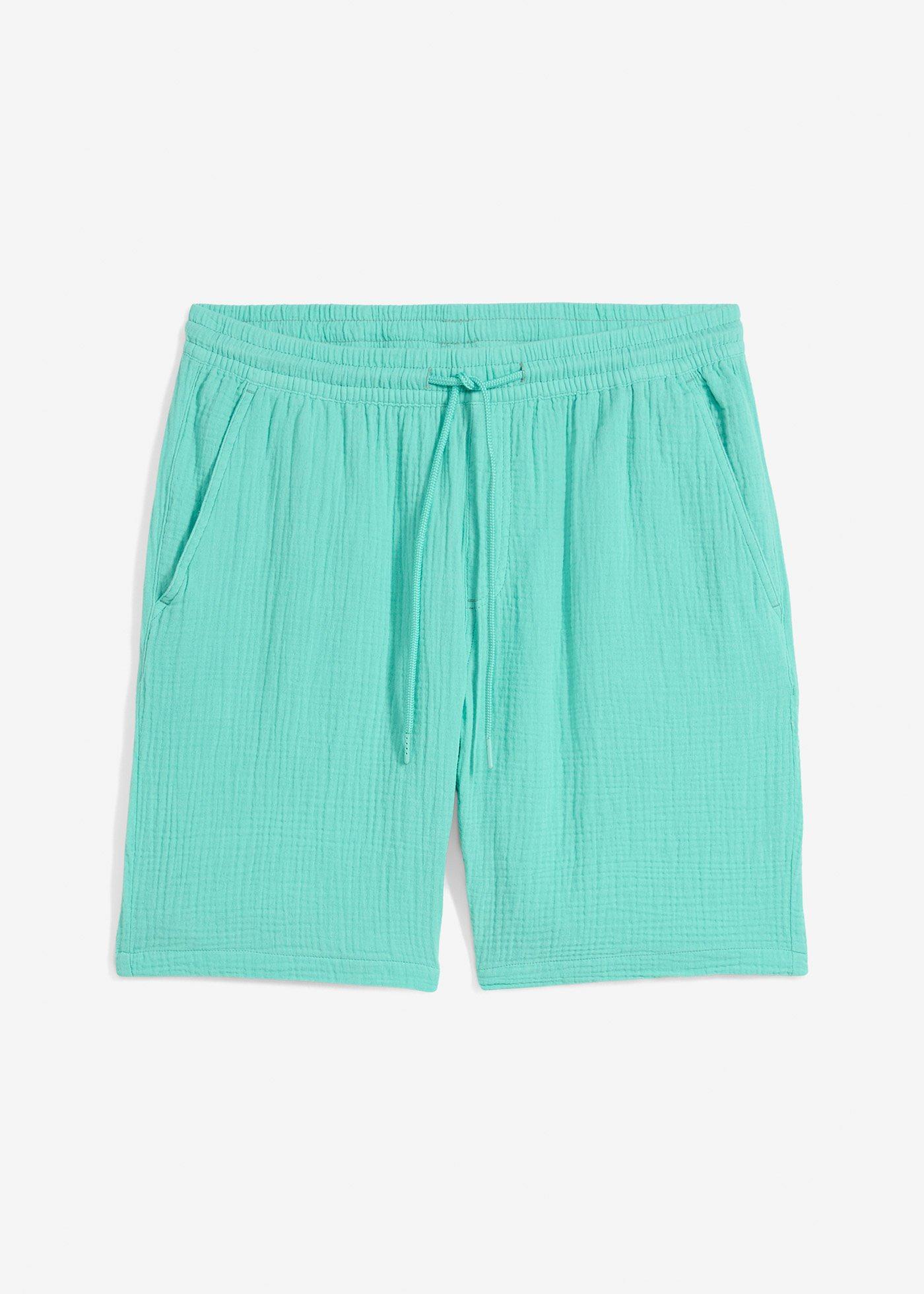 Bermuda in mussola leggera, regular fit