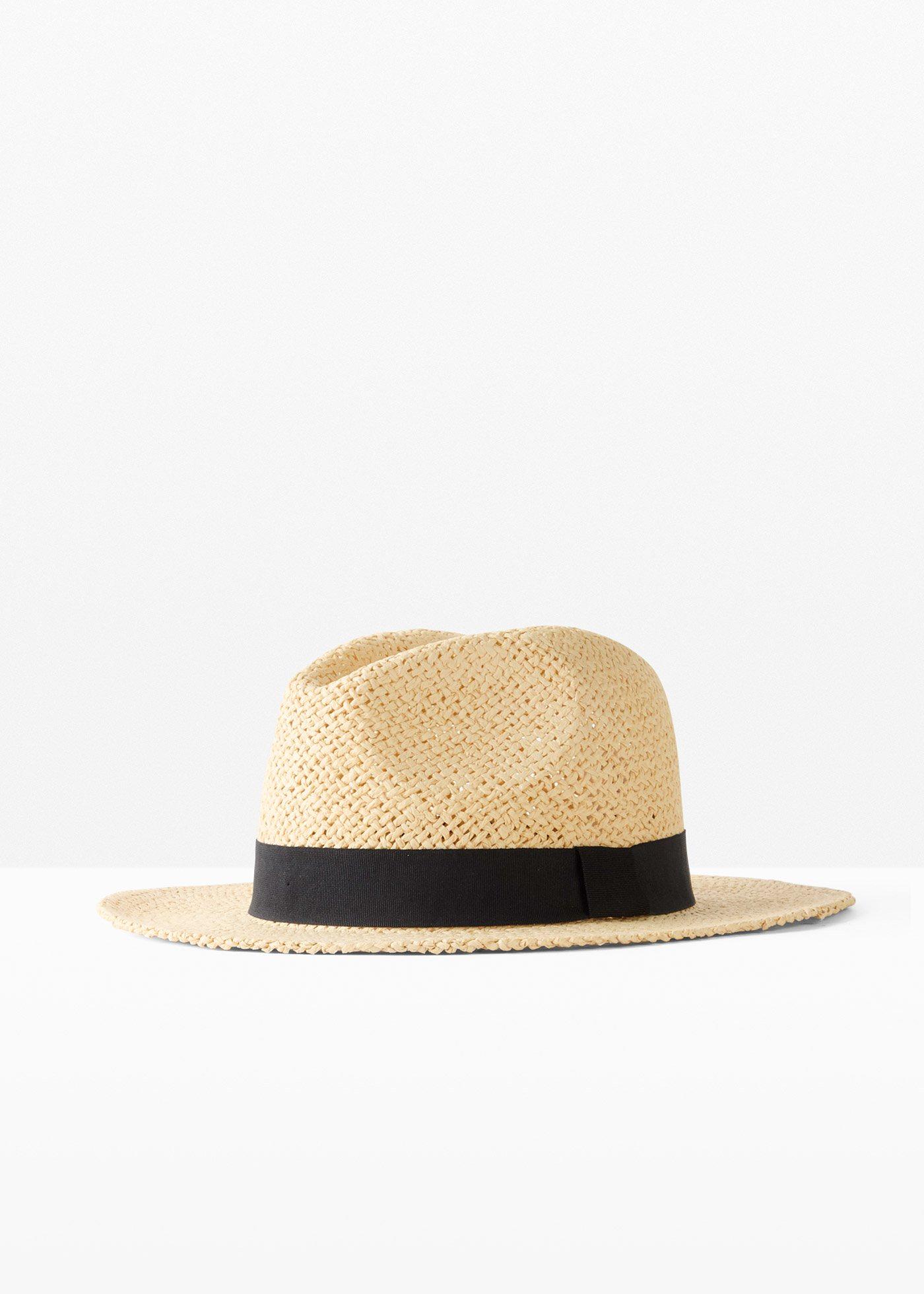 Cappello da sole con fascia a contrasto