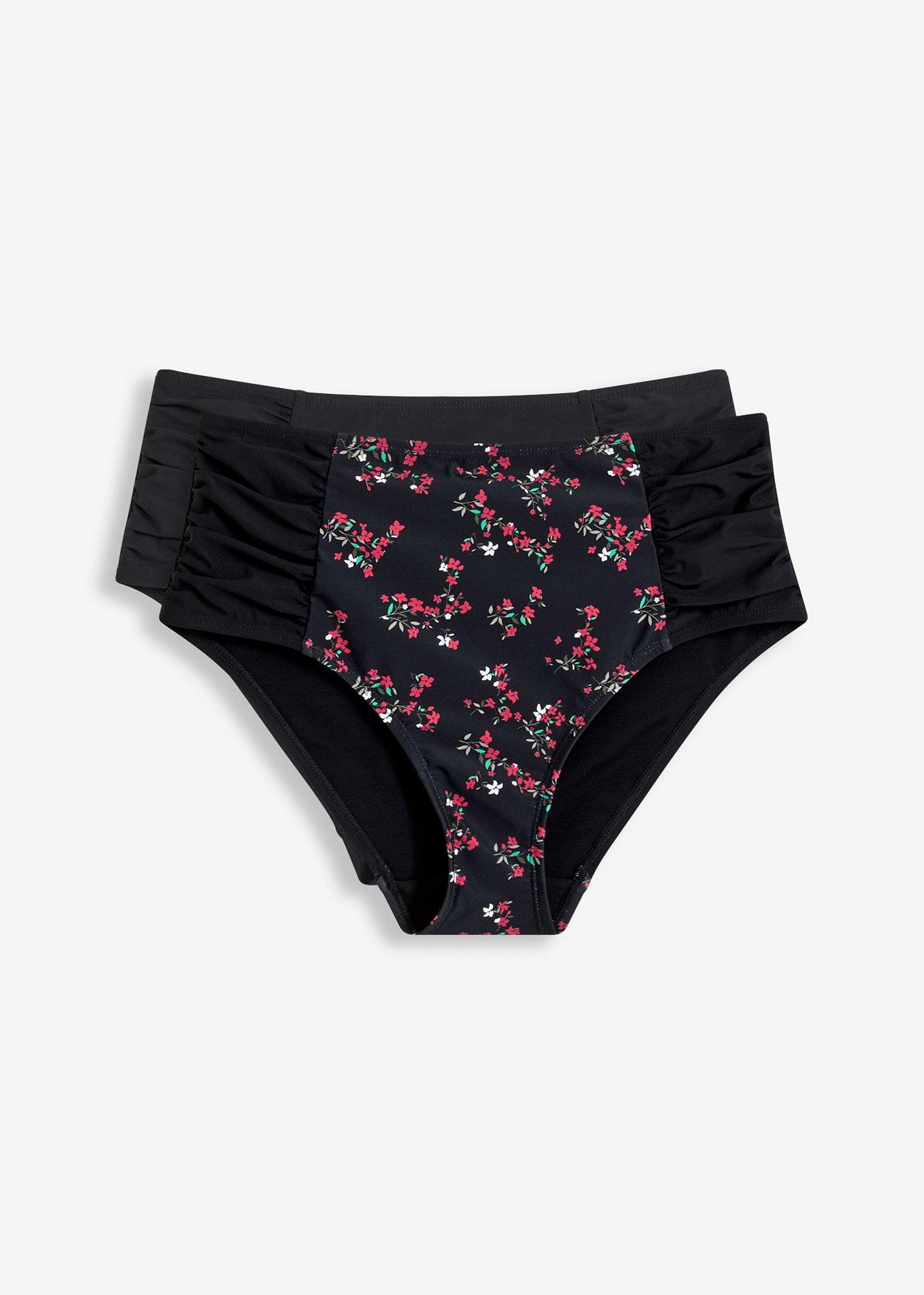 Slip per bikini con effetto modellante medio (pacco da 2)