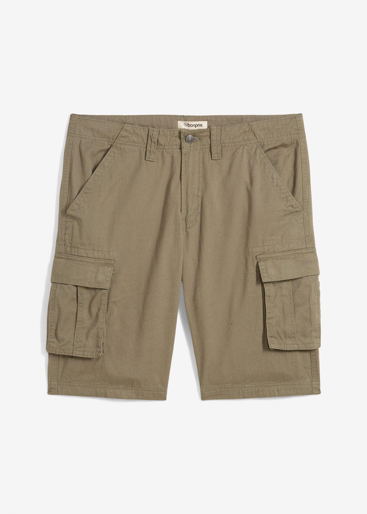 Bermuda cargo in puro cotone, relaxed fit
