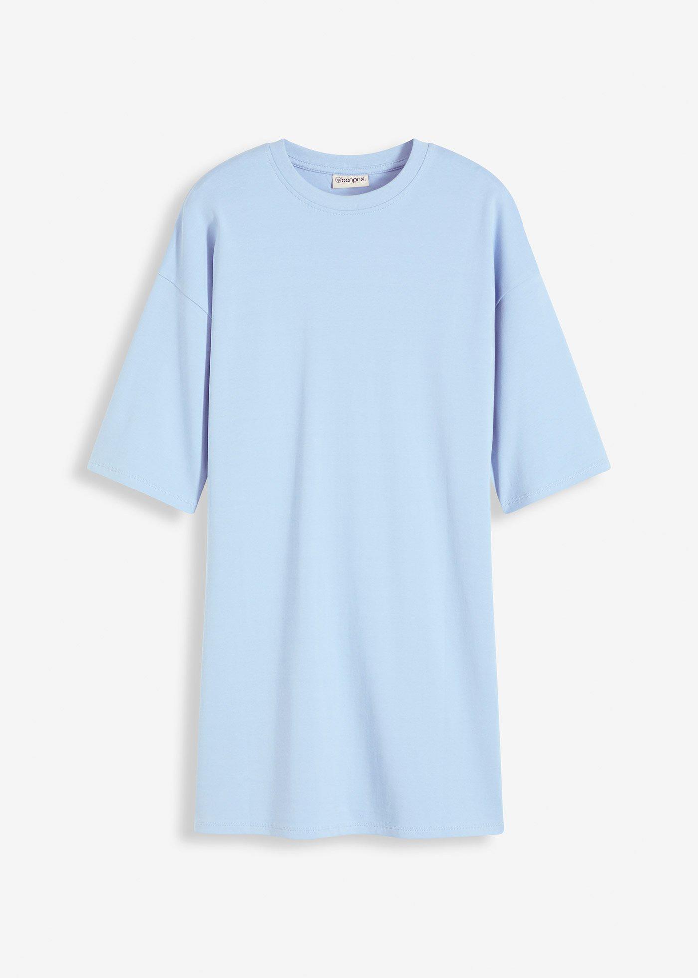 Abito oversize in maglina di cotone biologico pesante