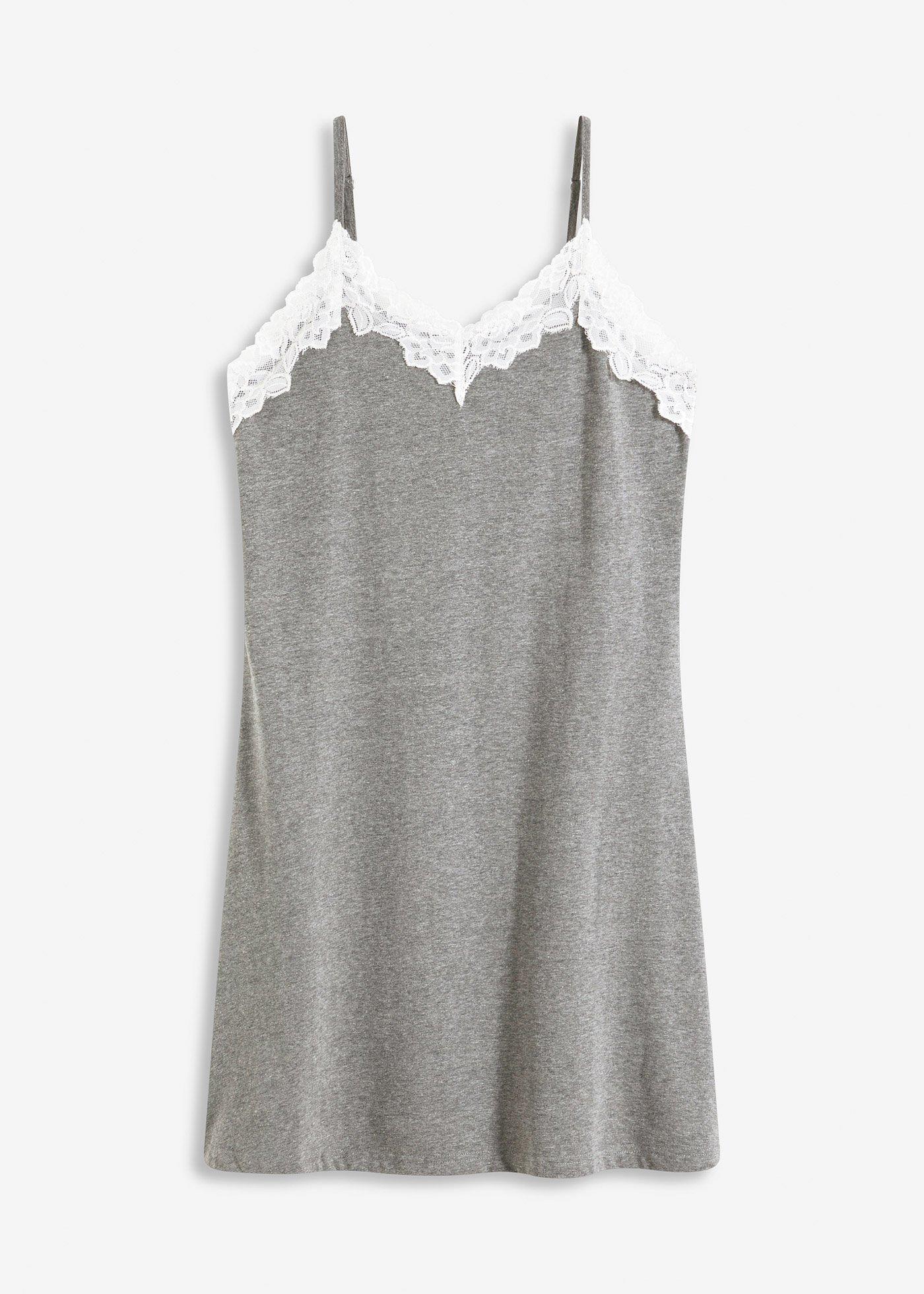 Camicia da notte con spalline sottili