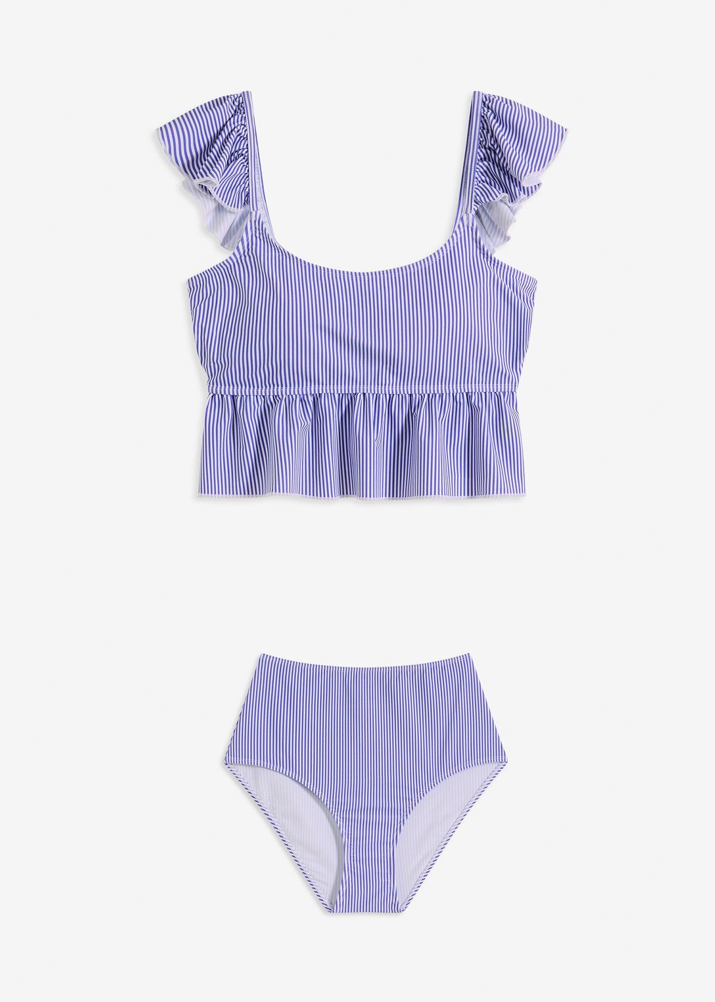 Tankini con volant (set 2 pezzi)