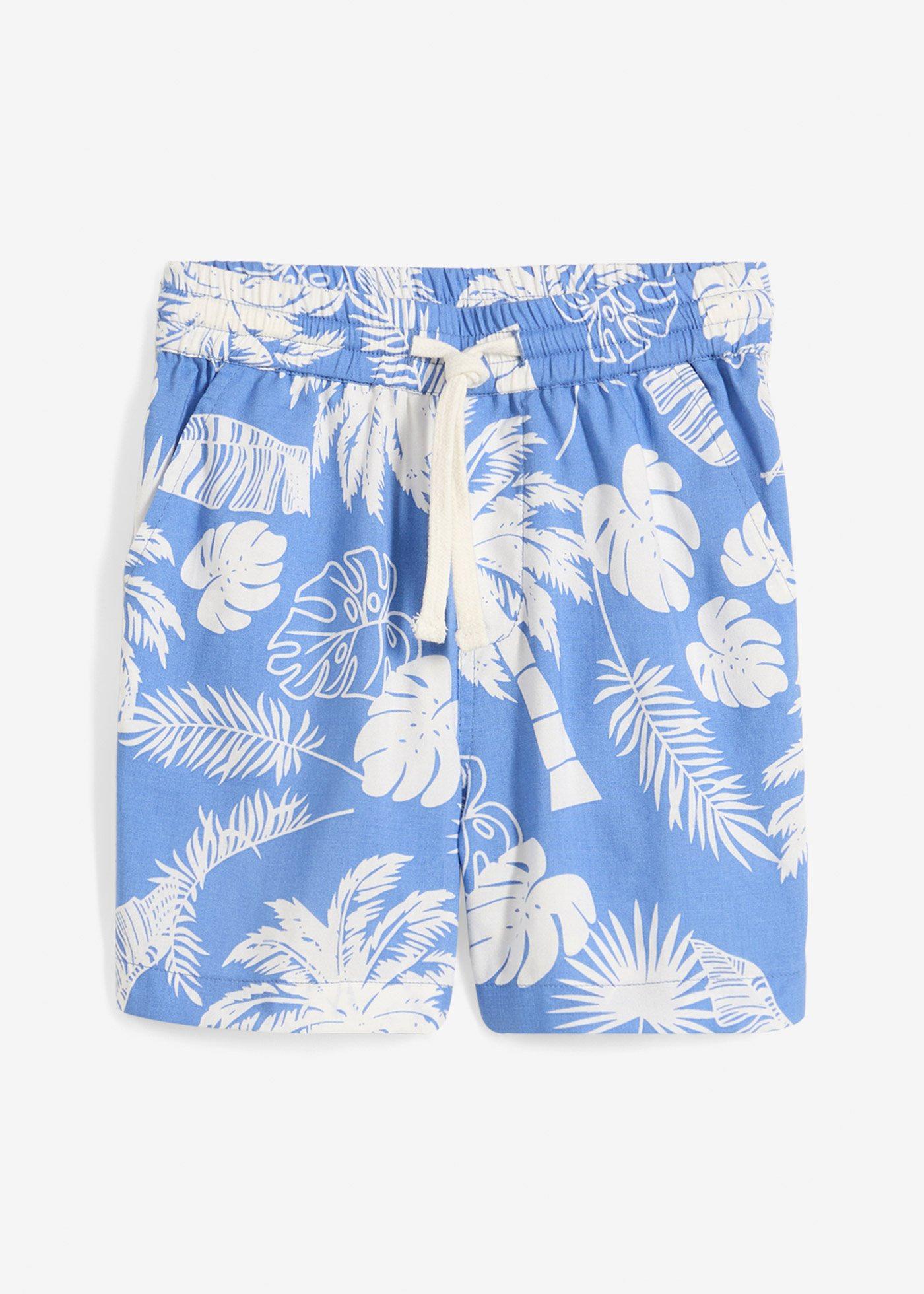 Shorts con elastico in vita in morbida viscosa