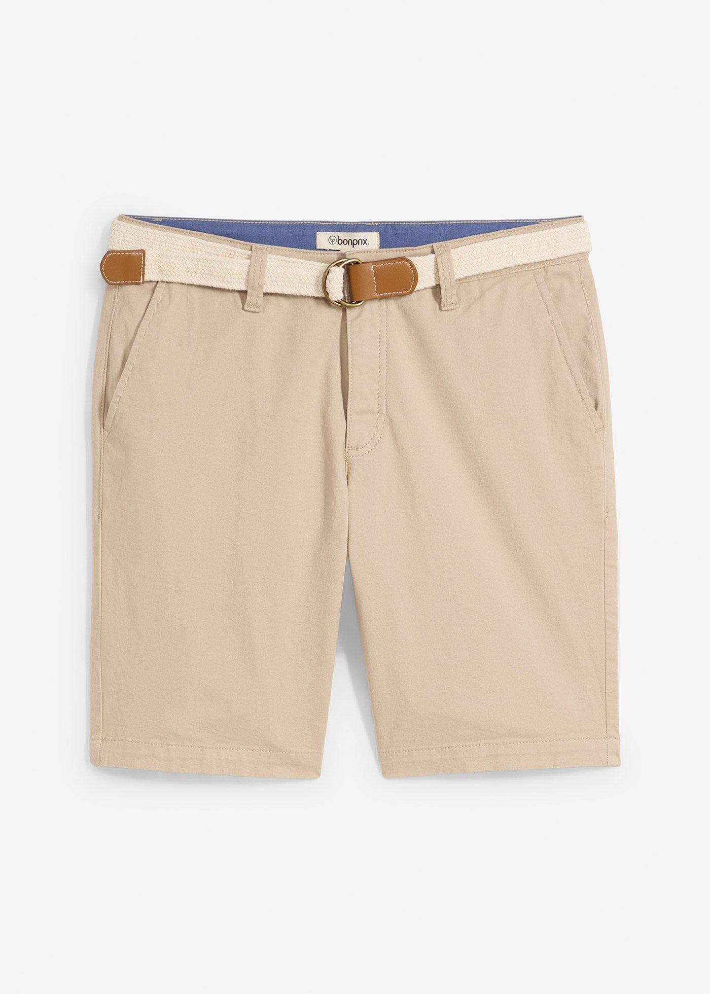 Bermuda elasticizzati con cintura, regular fit