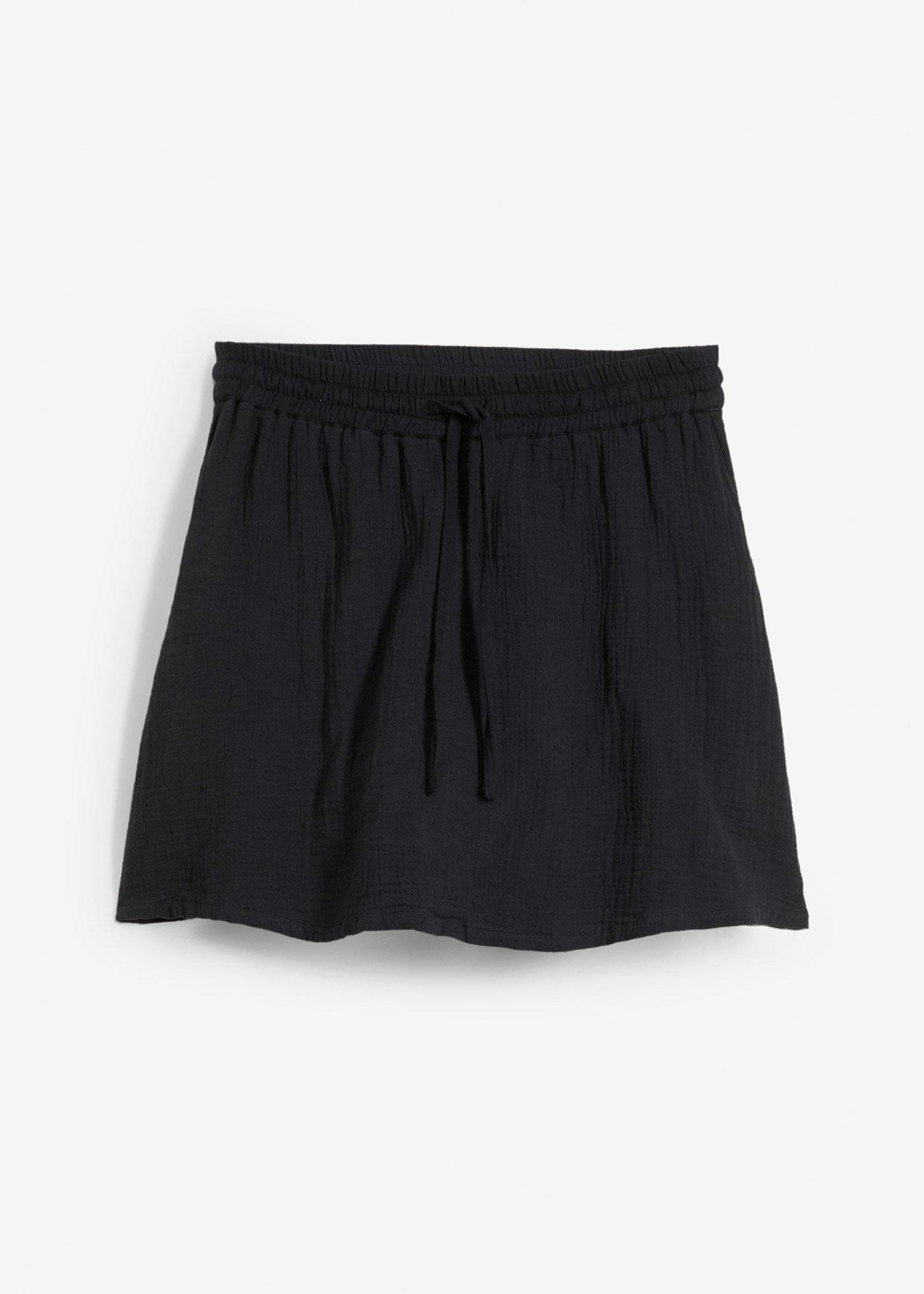 Gonna pantalone in mussola