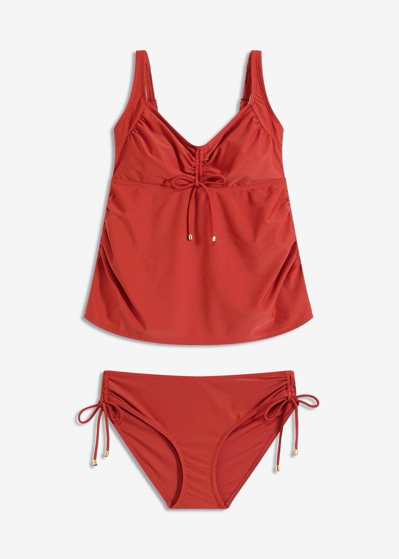 Tankini prémaman con laccetti (set 2 pezzi)