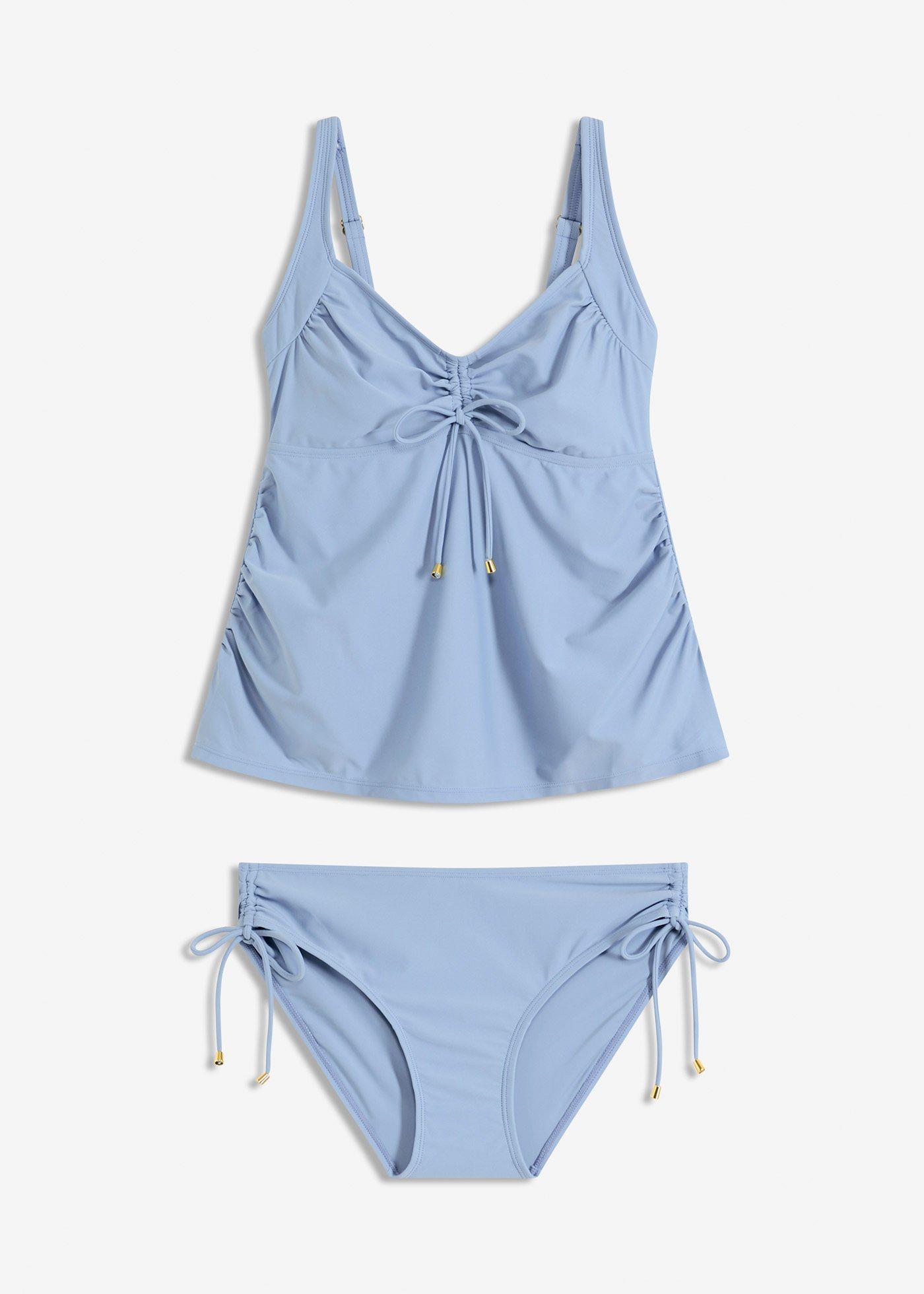 Tankini prémaman con laccetti (set 2 pezzi)