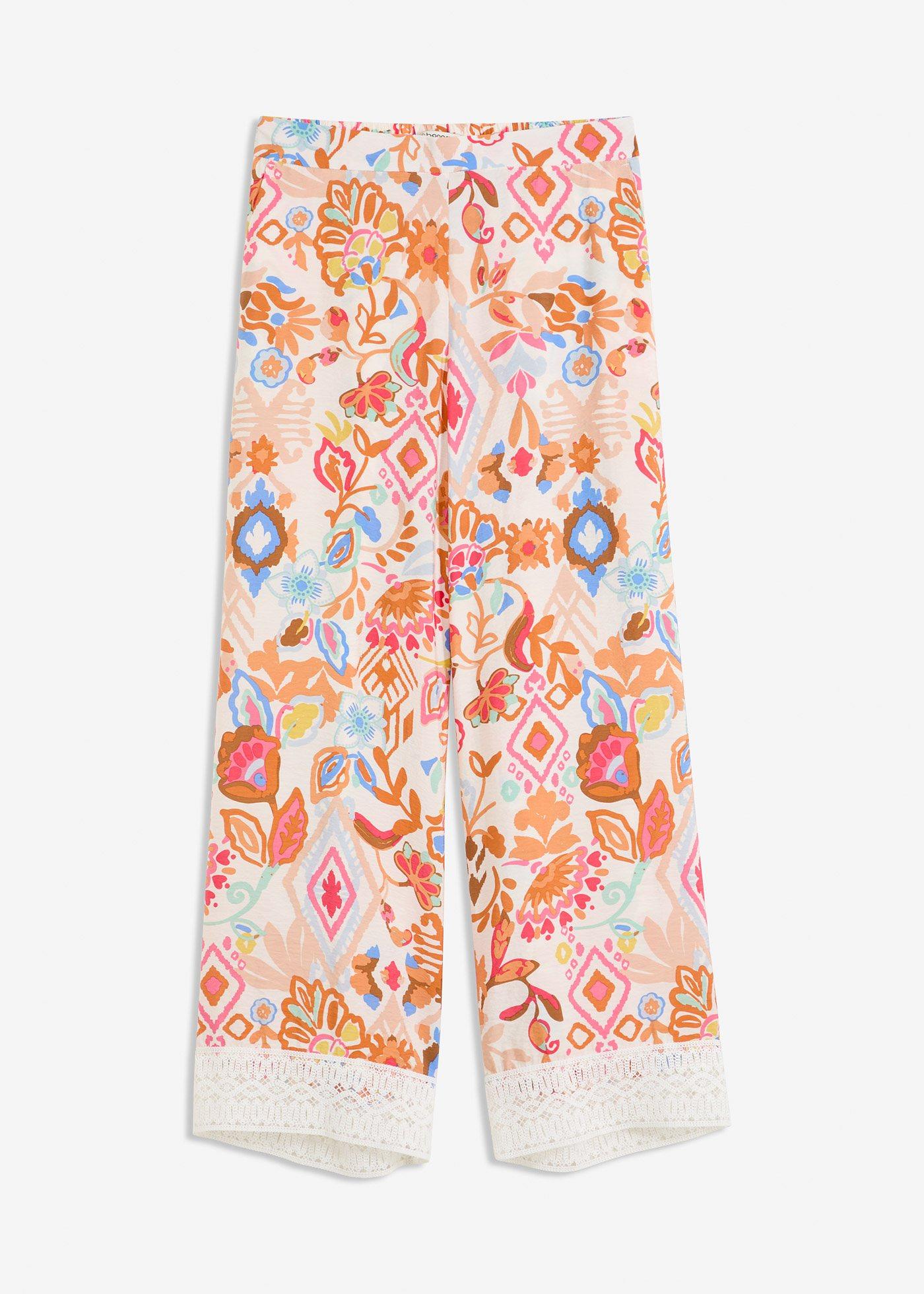 Pantaloni con pizzo