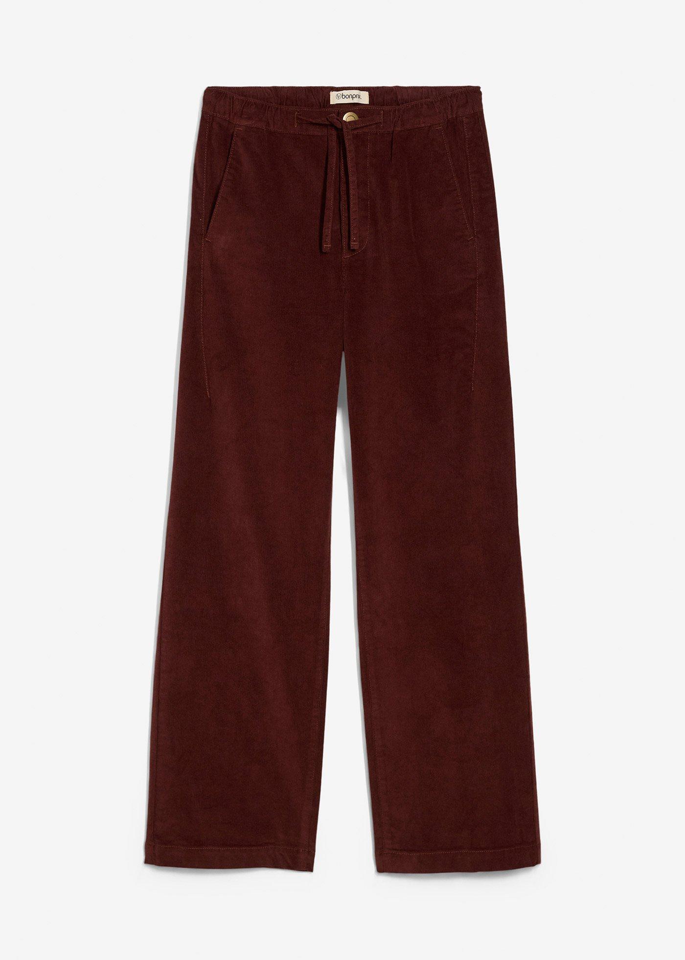 Pantaloni in velluto di misto cotone