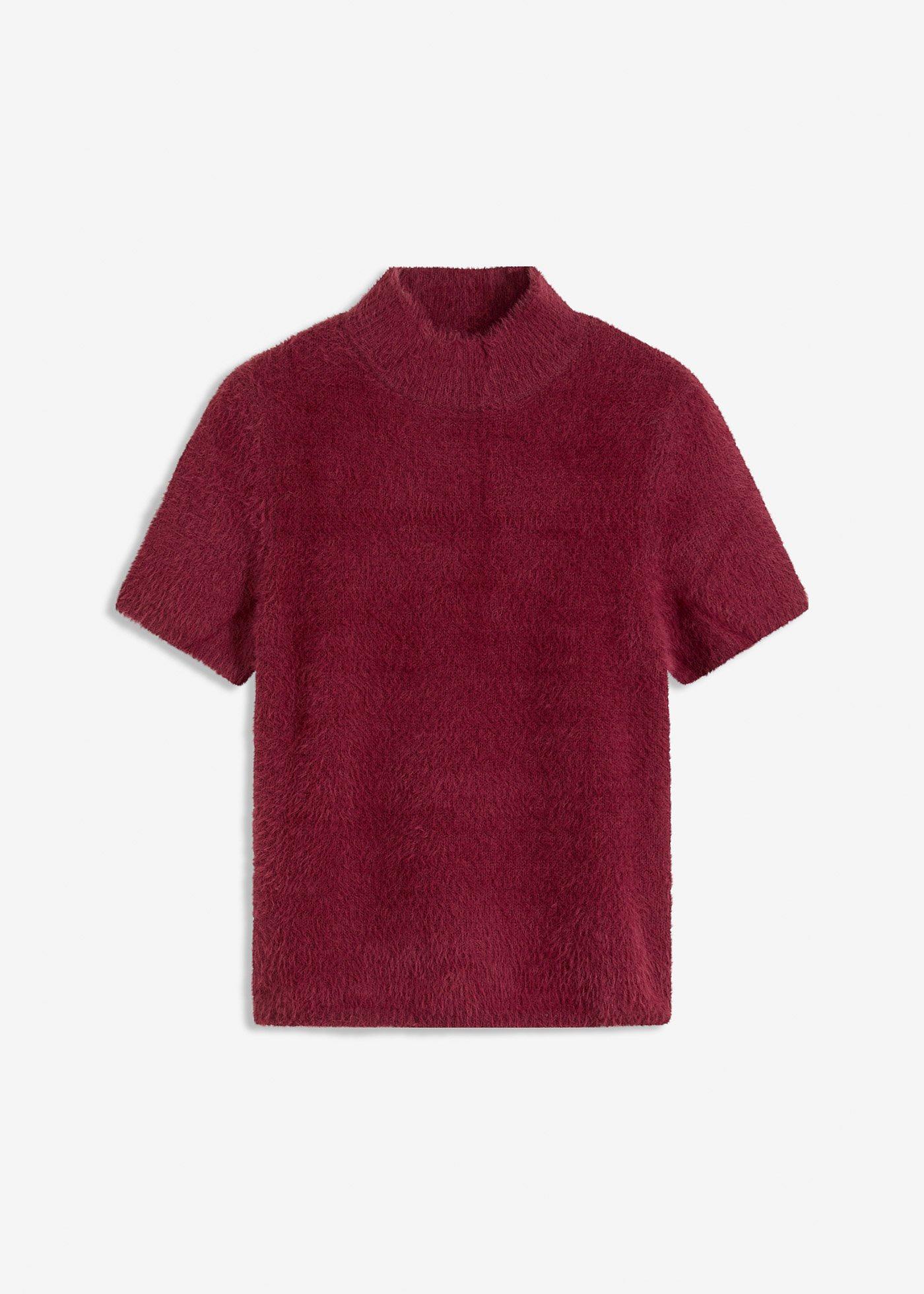 Maglione in filato effetto piuma