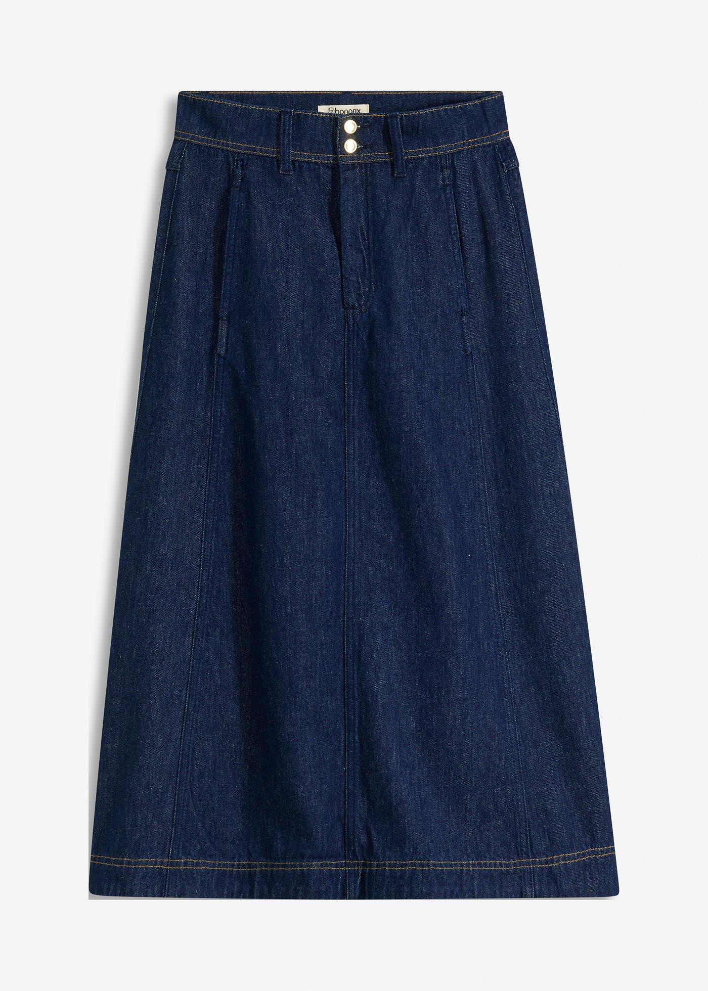 Gonna midi di jeans