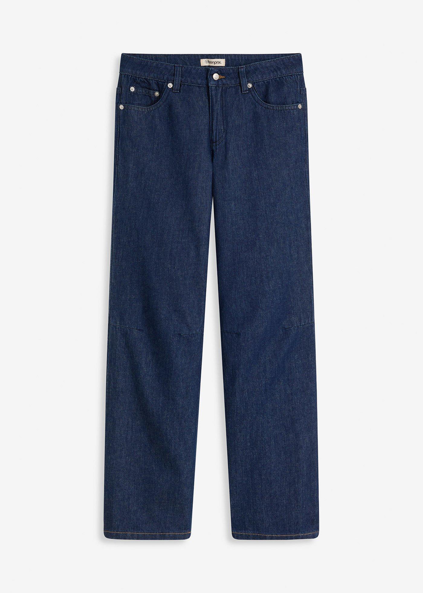 Jeans straight, vita media