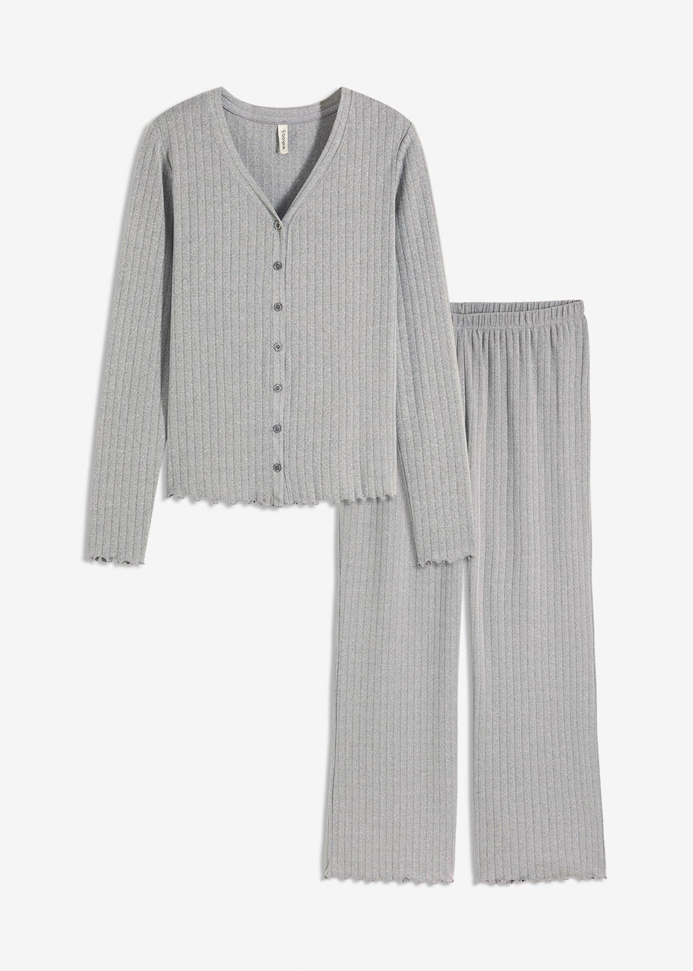 Tuta da casa loungewear in jersey pointelle morbido