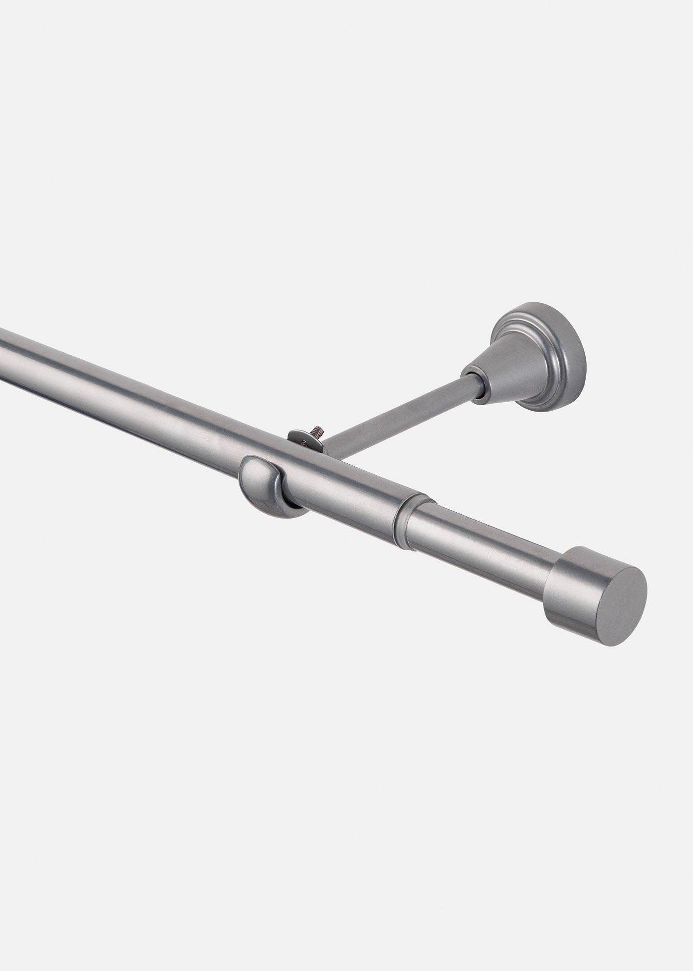Bastone per tenda estensibile, fissaggio alla parete o al soffitto