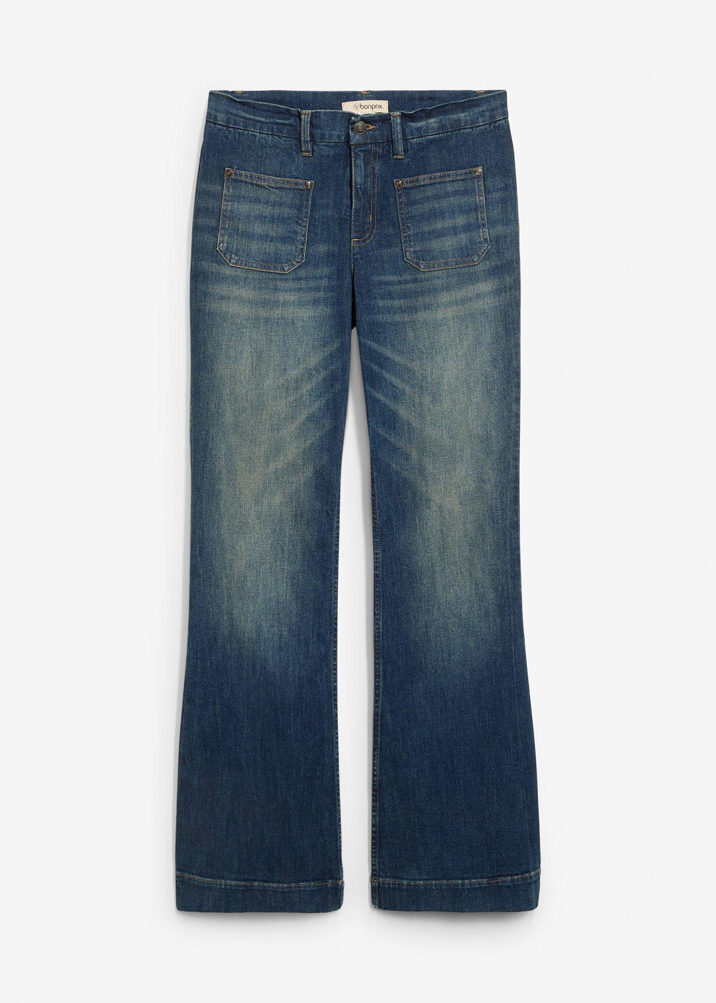 Jeans a zampa, vita media