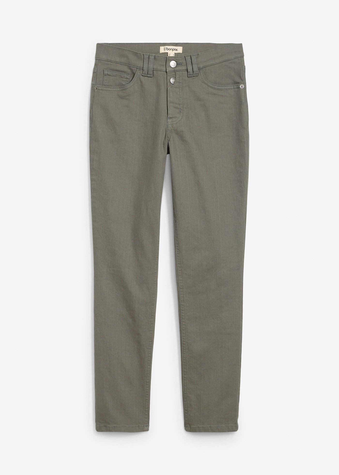 Pantaloni cropped in twill