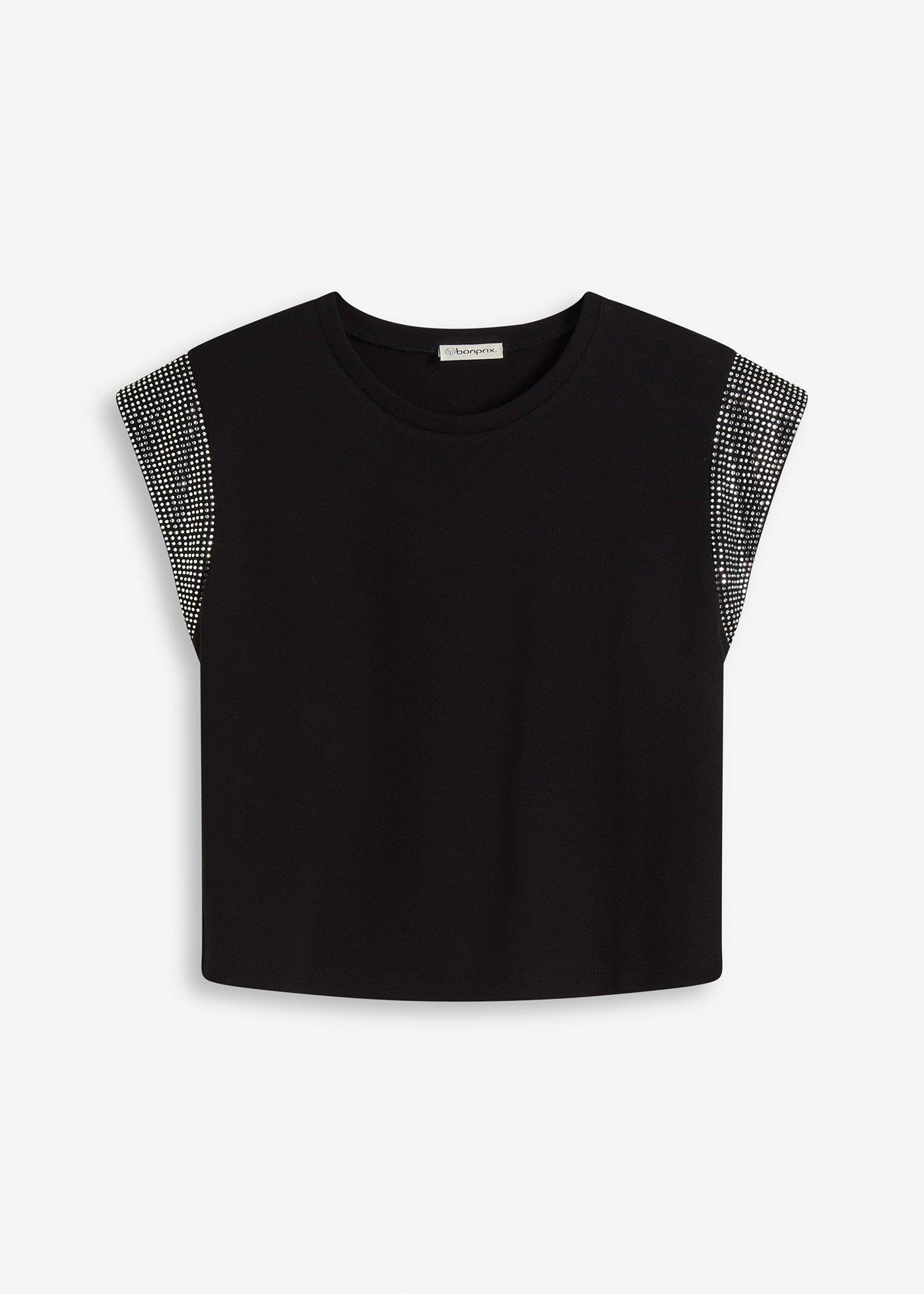 Maglia con spalline imbottite