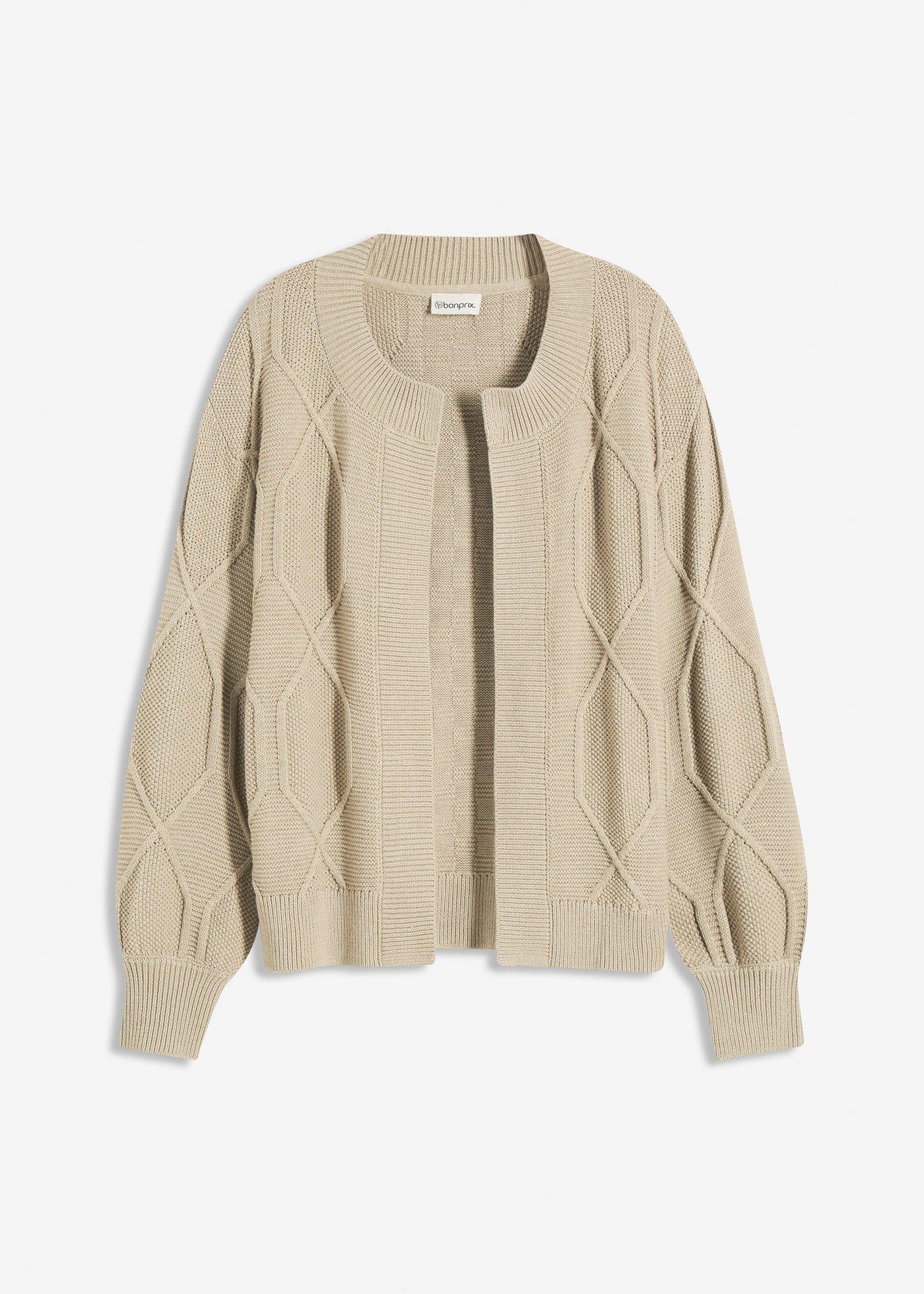 Cardigan a trecce