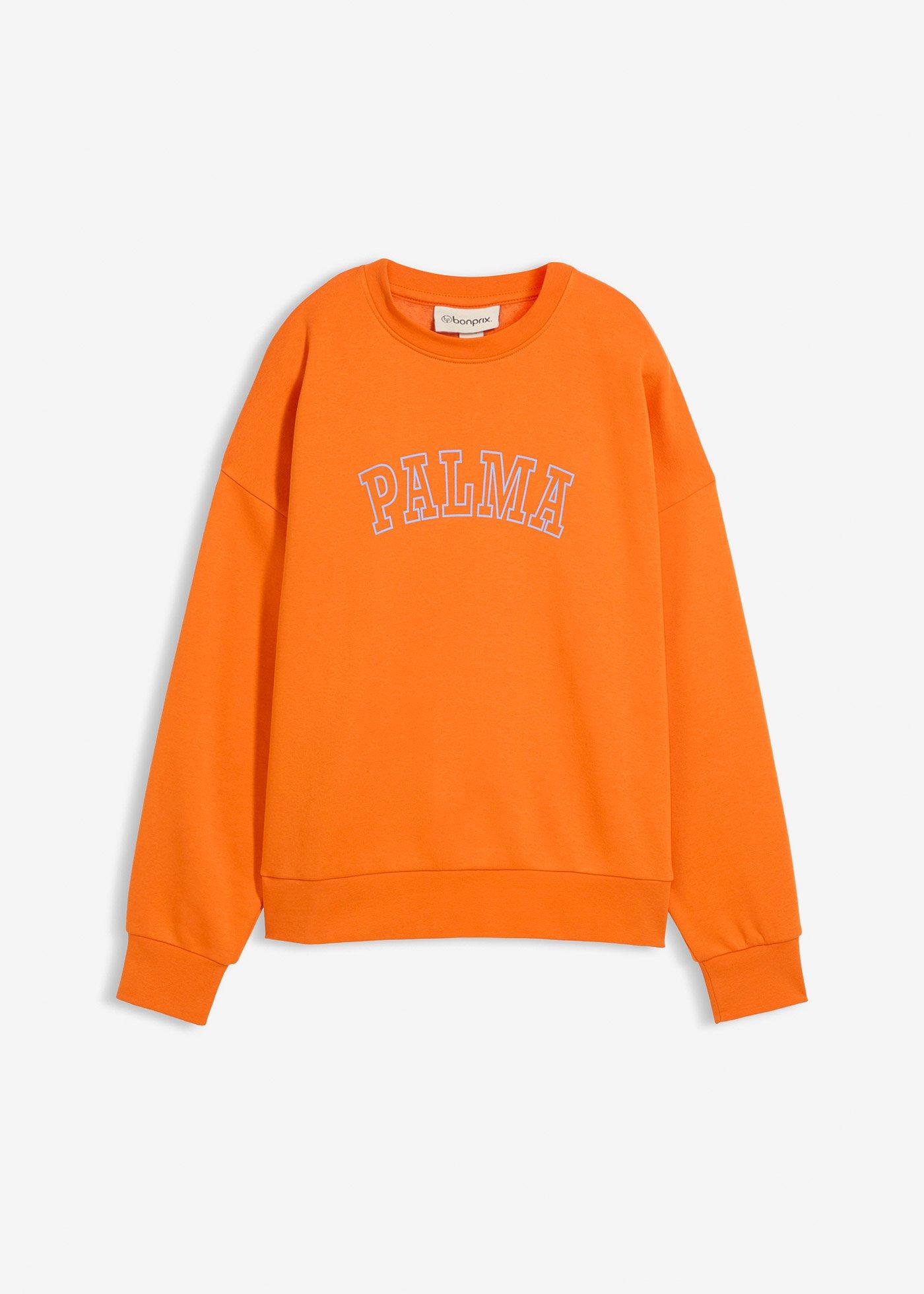 Felpa oversize in misto cotone