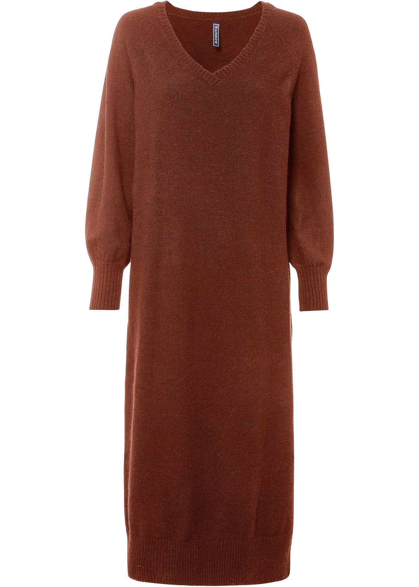 Abito midi oversize in maglia