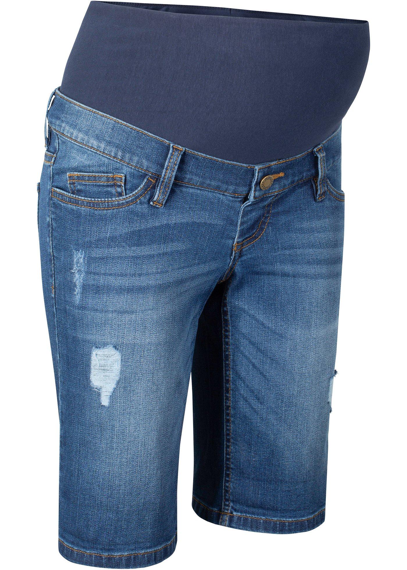 Bermuda di jeans prémaman, regular fit
