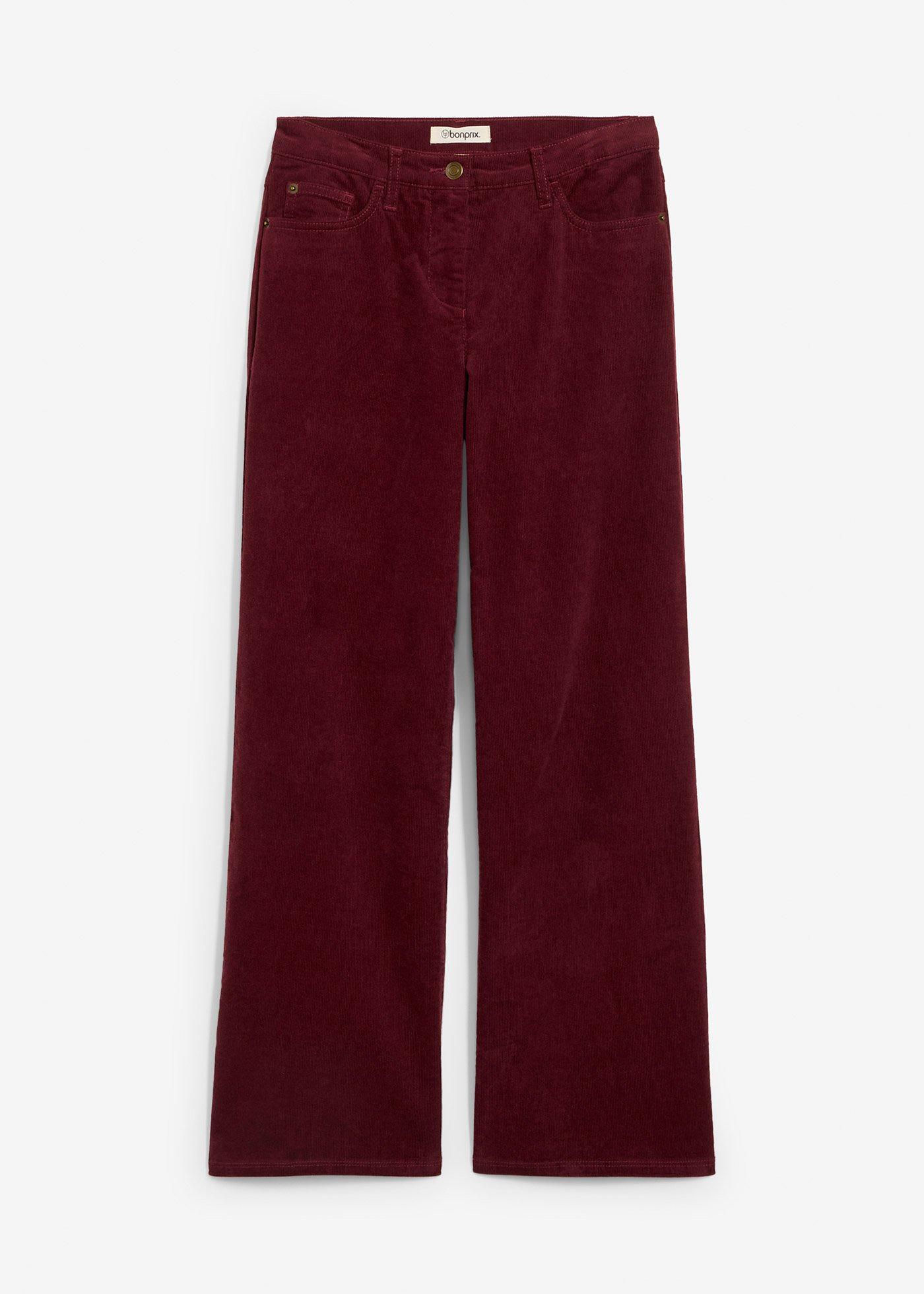 Pantaloni larghi di velluto a coste