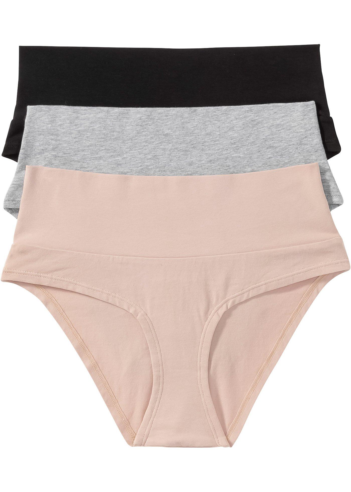 Panty prémaman con cotone biologico (pacco da 3)