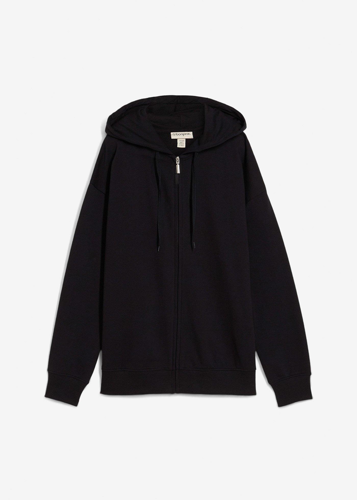 Felpa lunga con zip