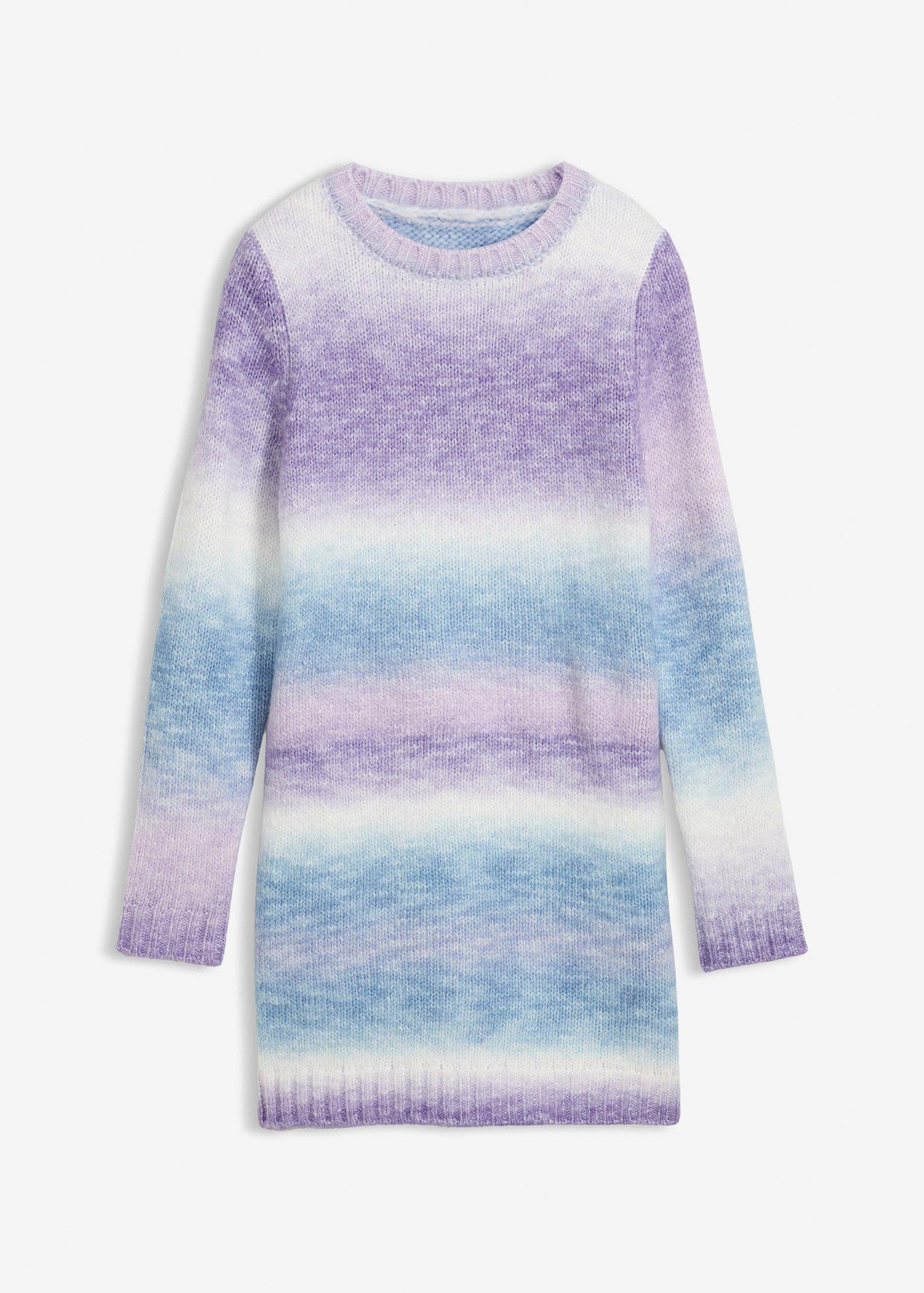Abito in maglia dai colori sfumati