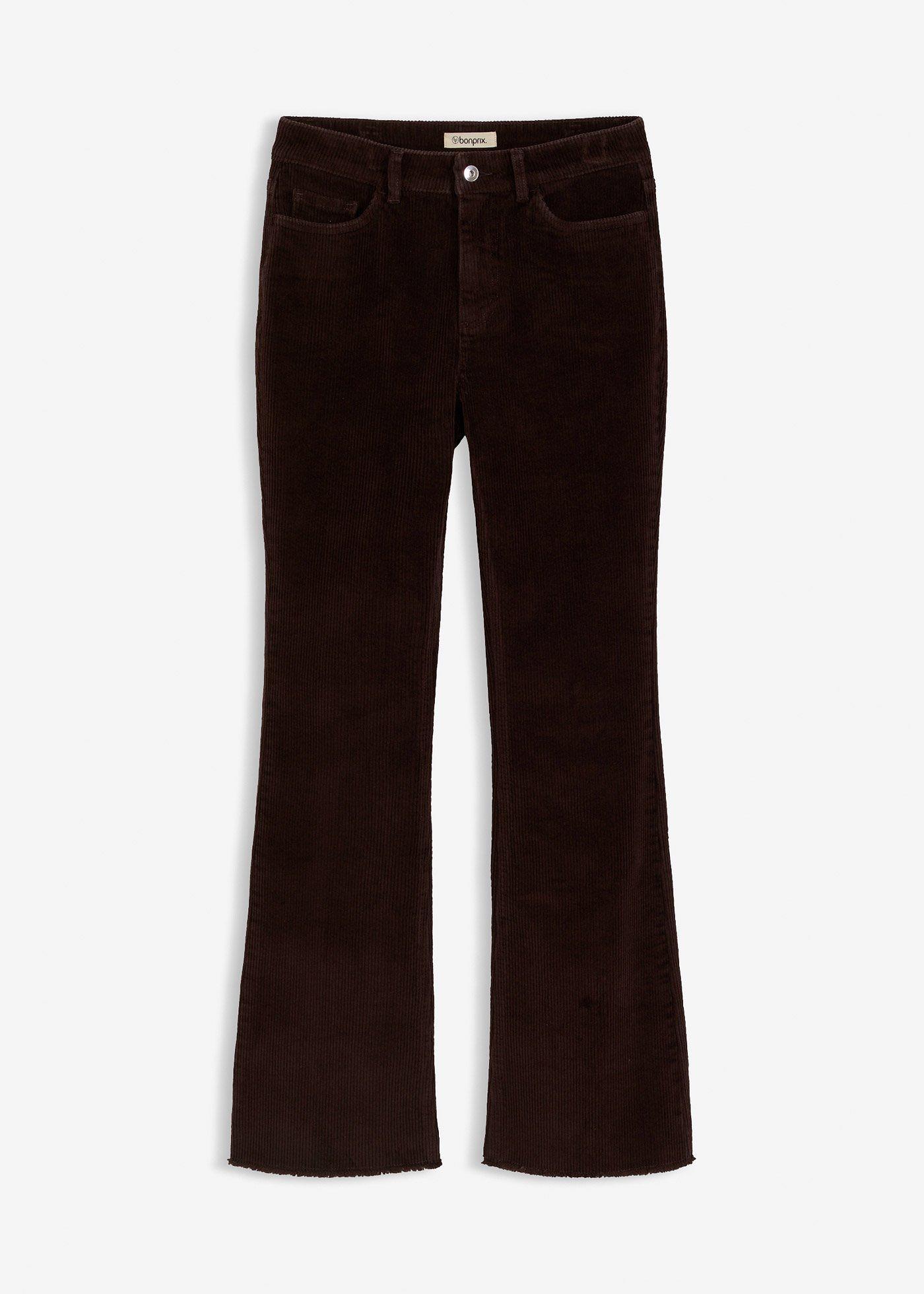 Pantaloni in velluto a coste flared