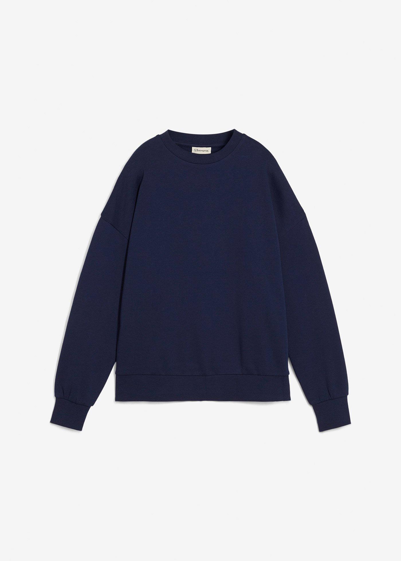 Felpa oversize in puro cotone biologico