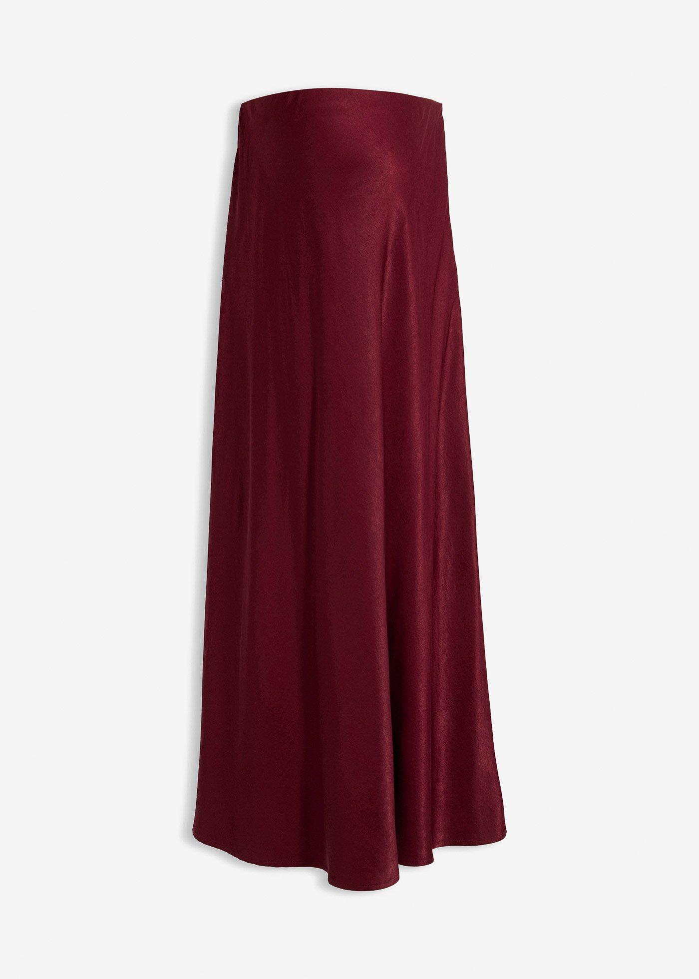 Gonna prémaman in satin