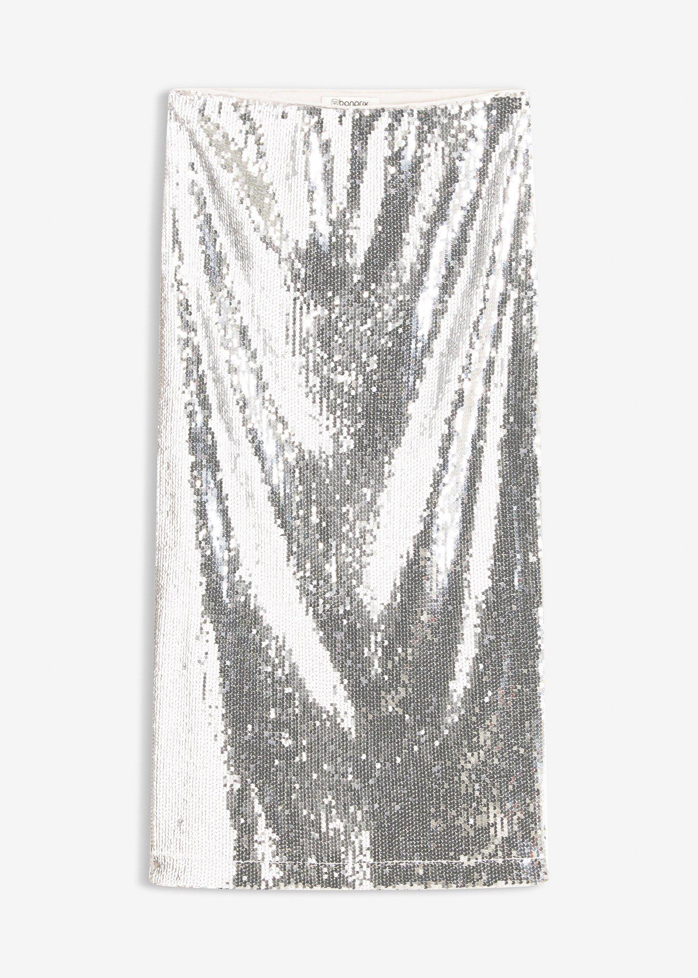 Gonna midi in paillettes