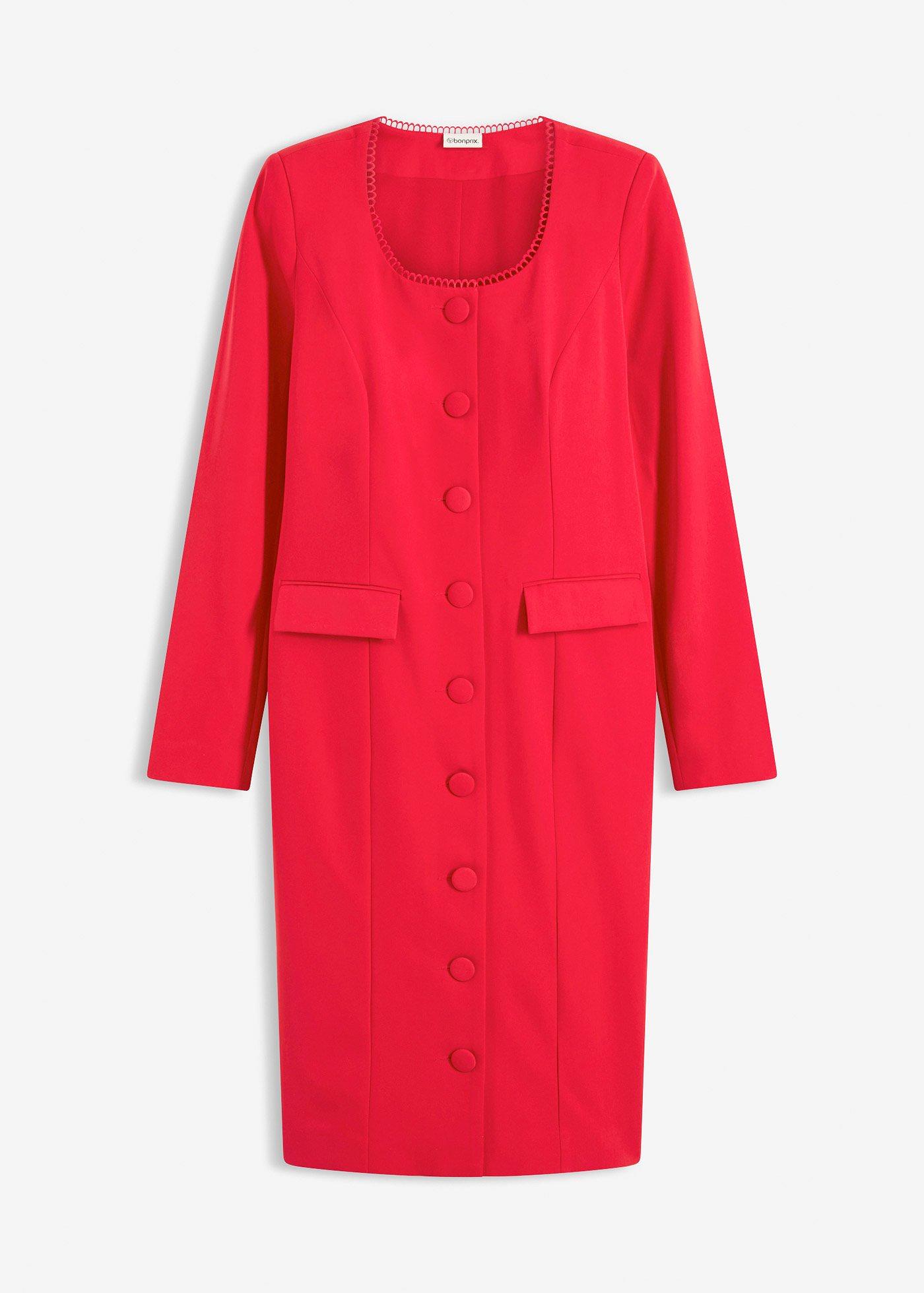Abito blazer con finitura in pizzo