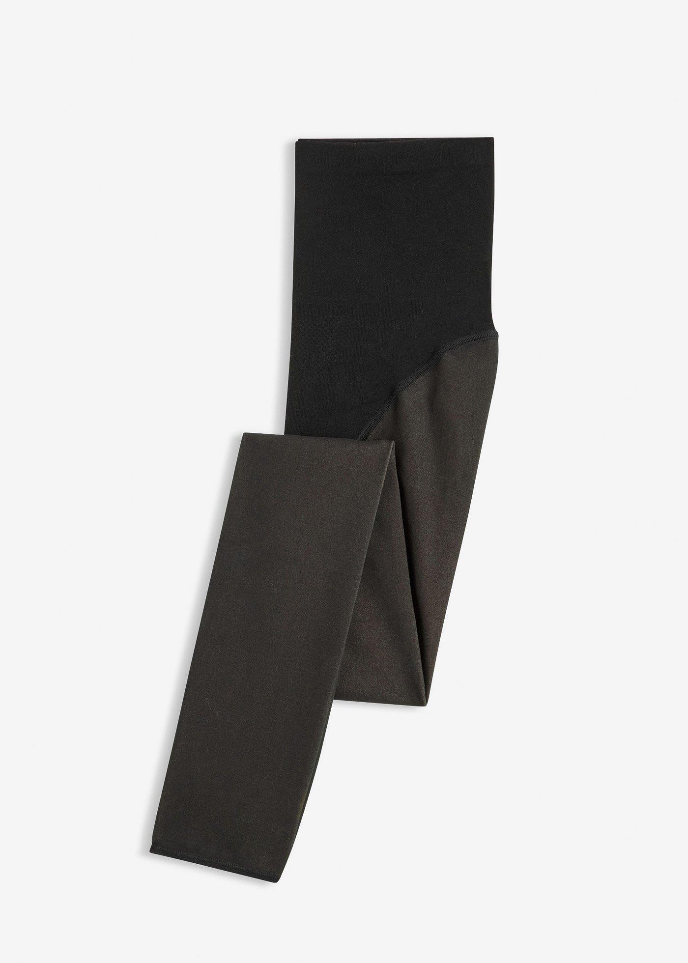 Leggings termici con effetto trasparente, modellanti sul ventre e push-up, 50 DEN